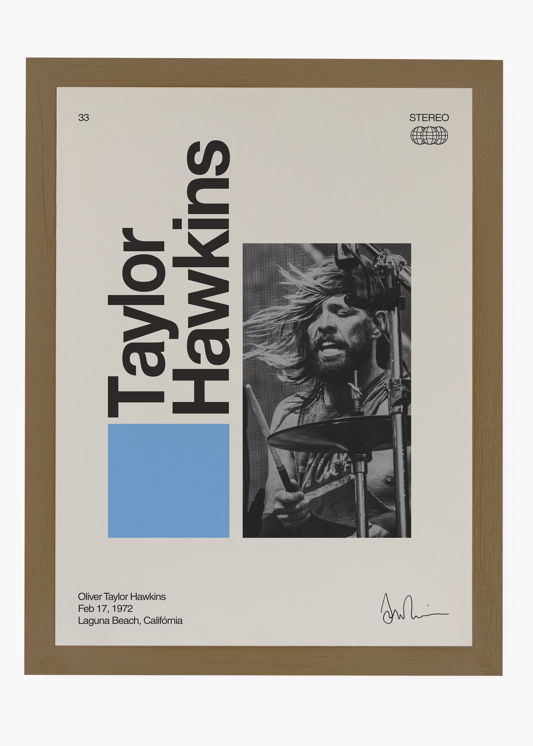 Quadro Signature Taylor Hawkins