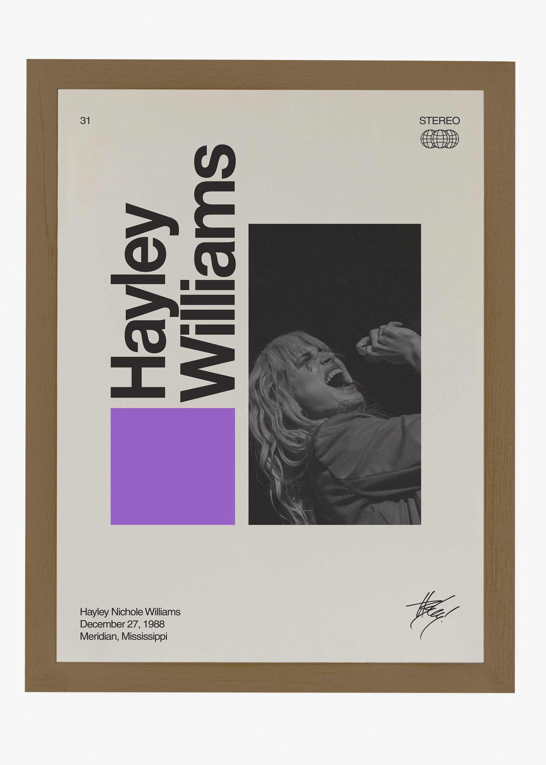 Quadro Signature Hayley Williams