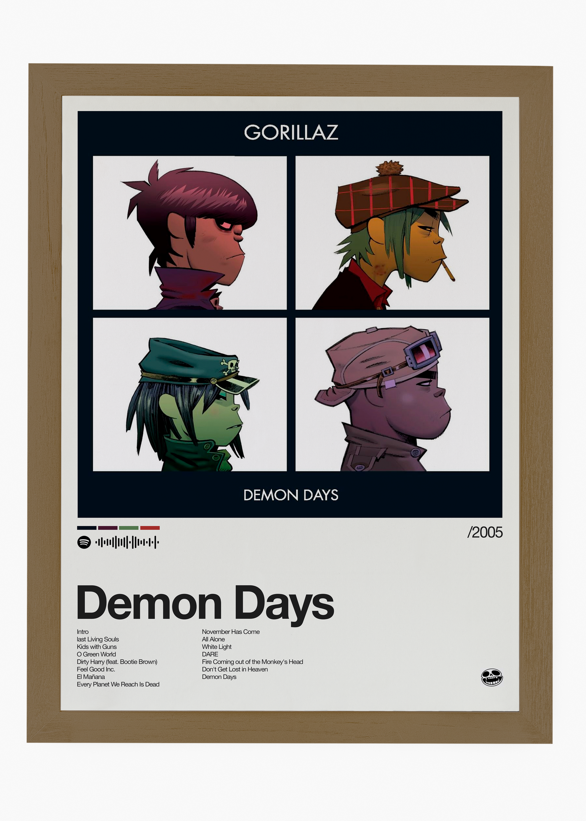 Quadro Gorillaz Demon Days II - 6