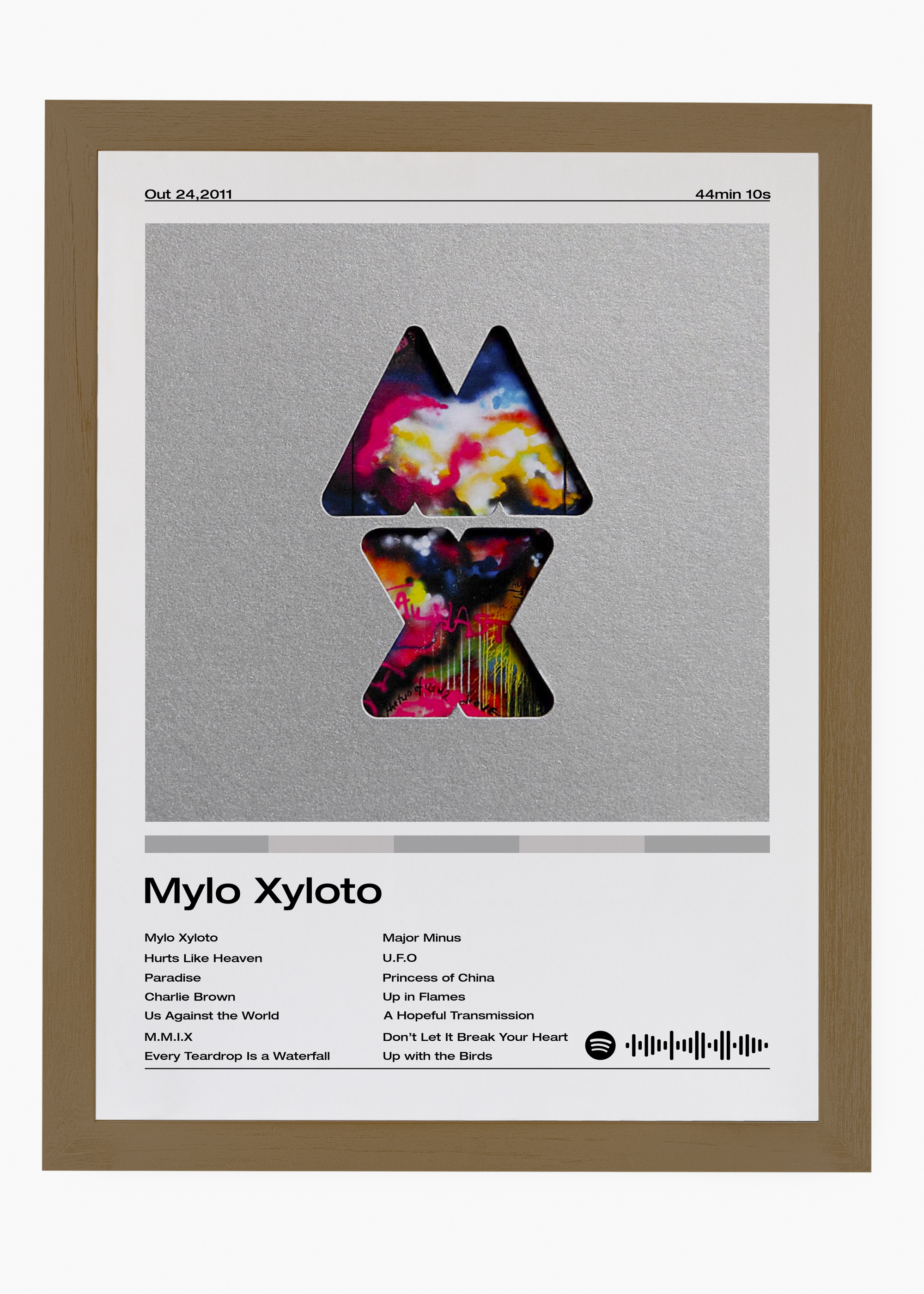 Quadro Coldplay Mylo Xyloto - 6