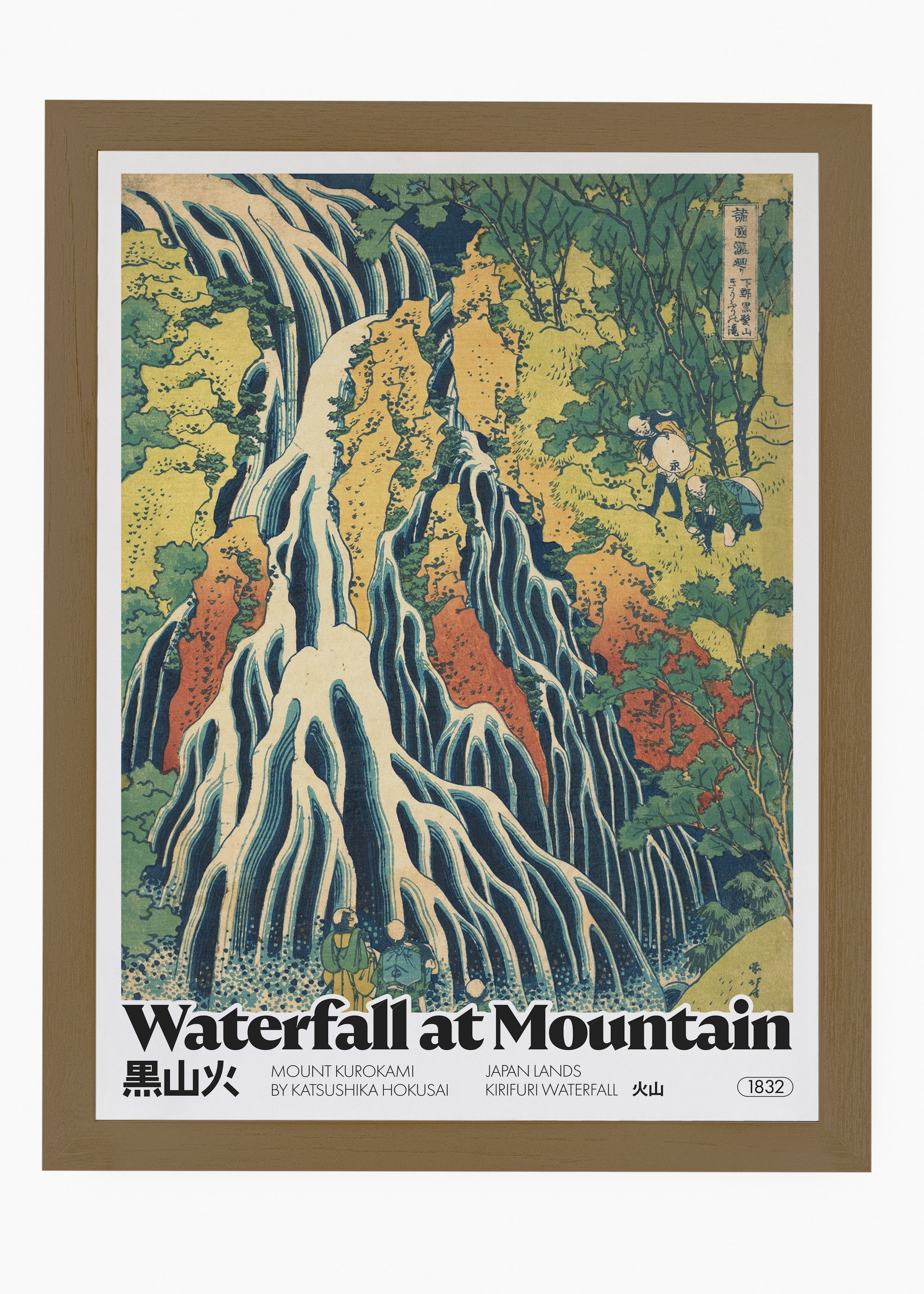 Quadro Waterfall At Mountain - 6