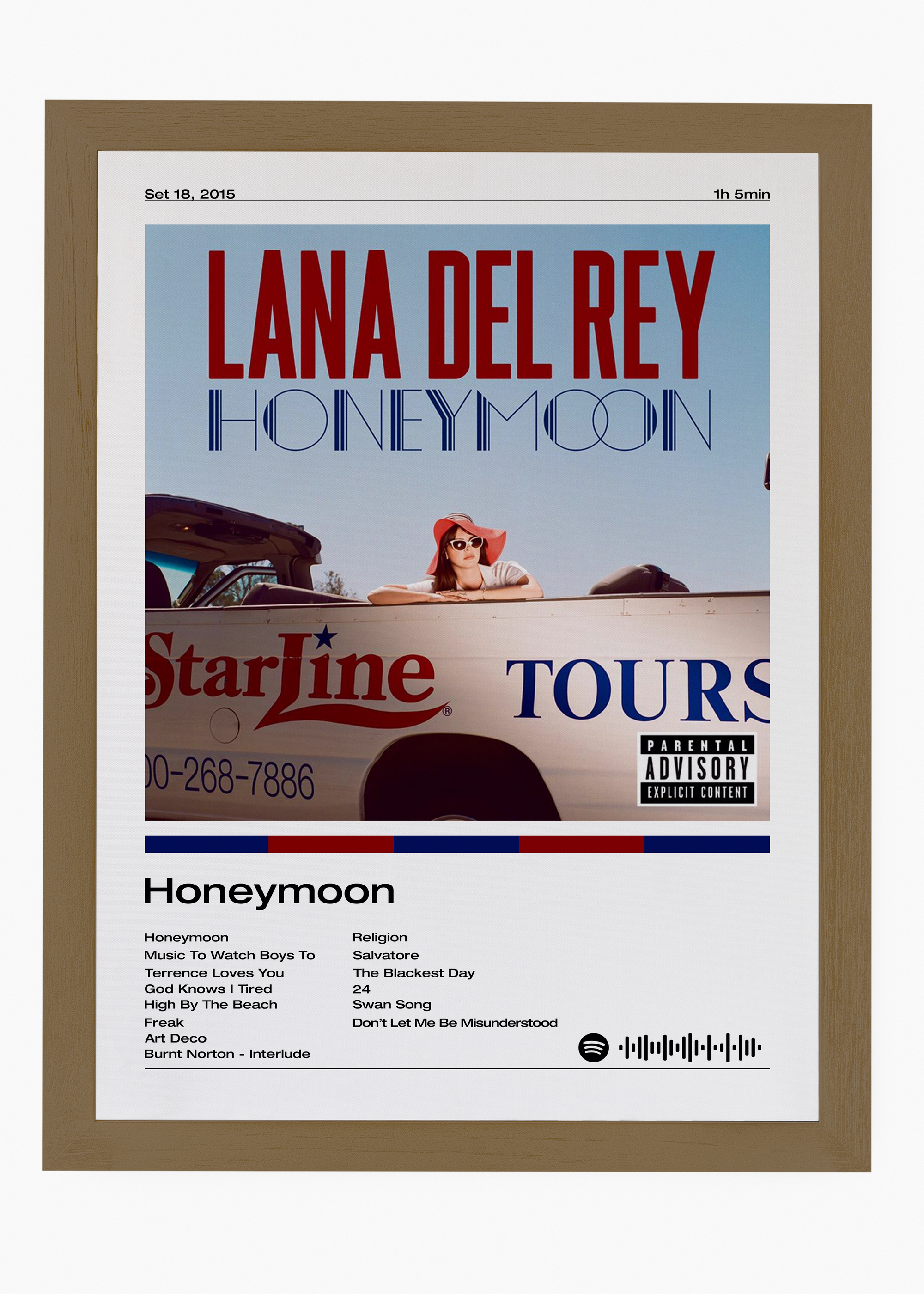Quadro Lana Del Rey Honeymoon - 6