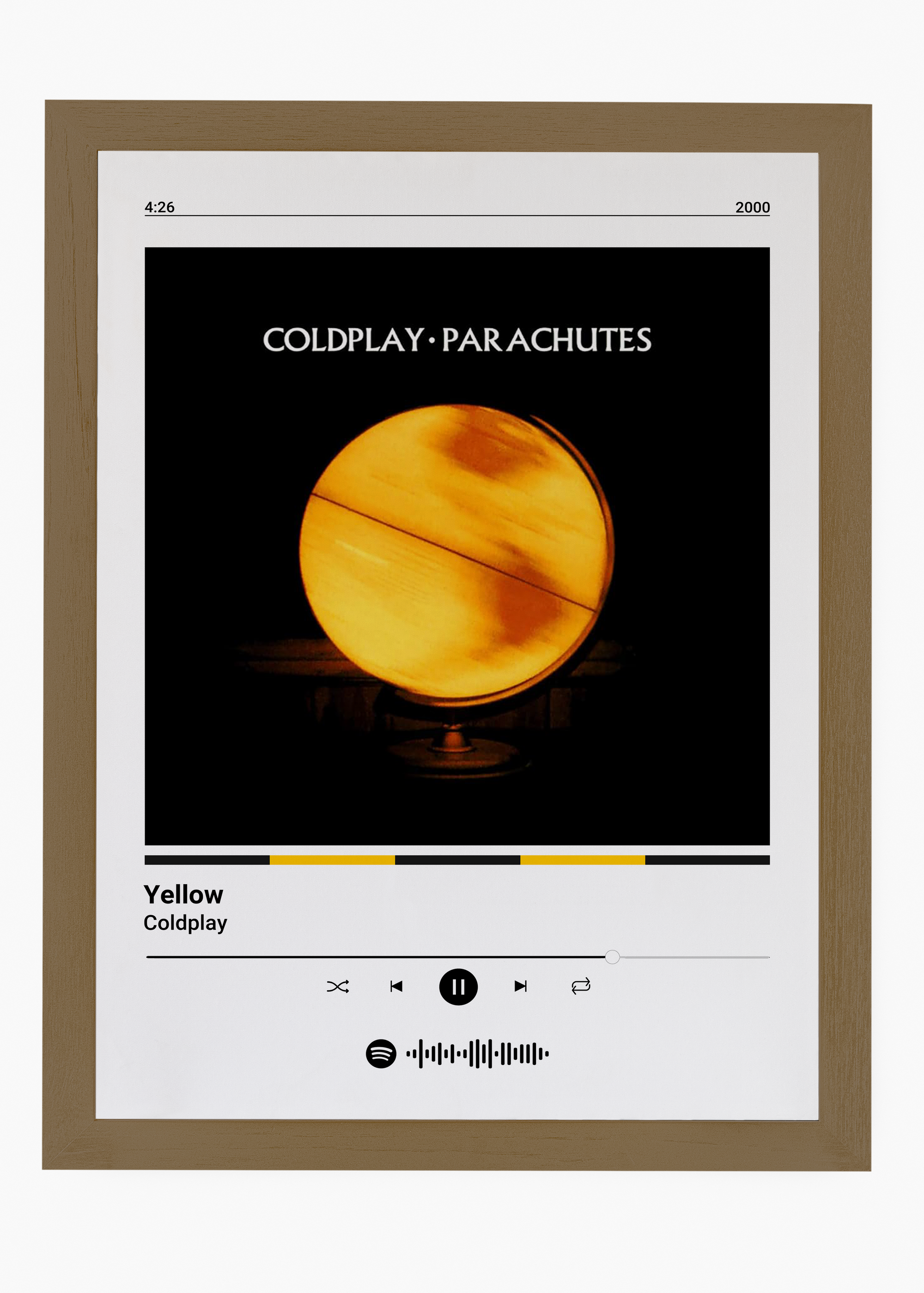 Quadro Coldplay Yellow - 6
