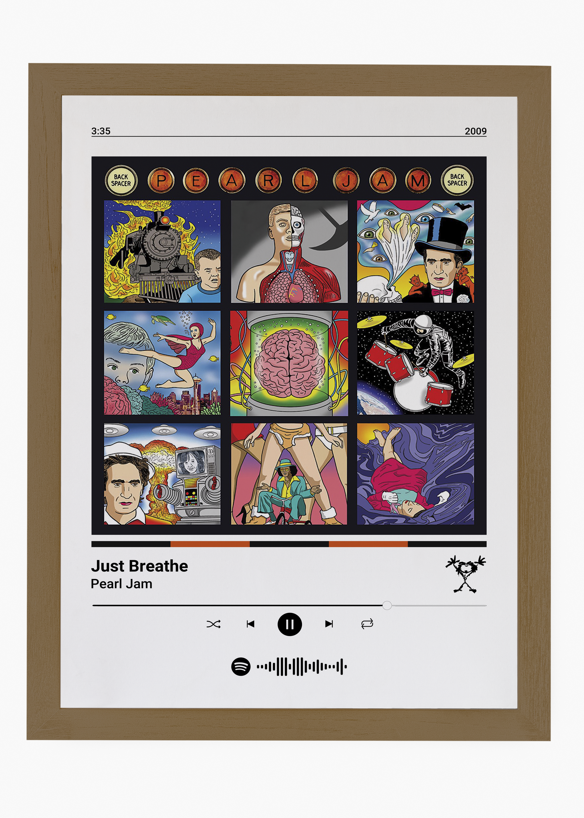 Quadro Pearl Jam Just Breathe - 6