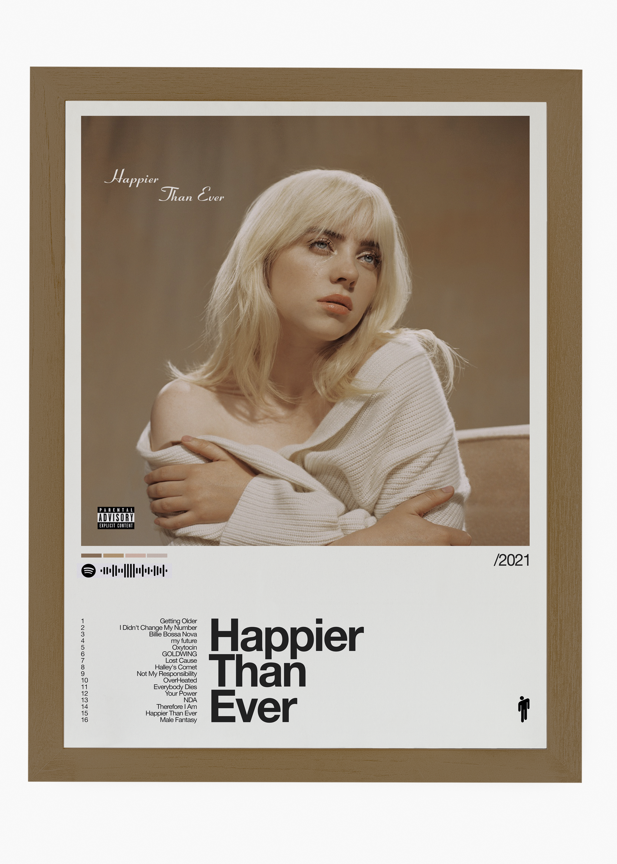 Quadro Billie Eilish Happier Than Ever II - 6