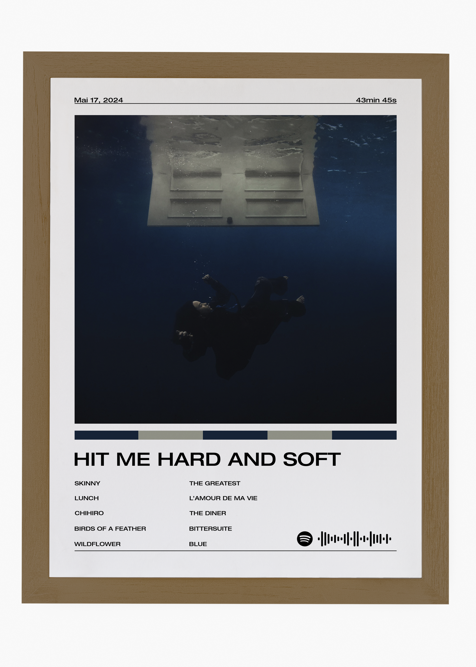 Quadro Billie Eilish Hit Me Hard and Soft - 6
