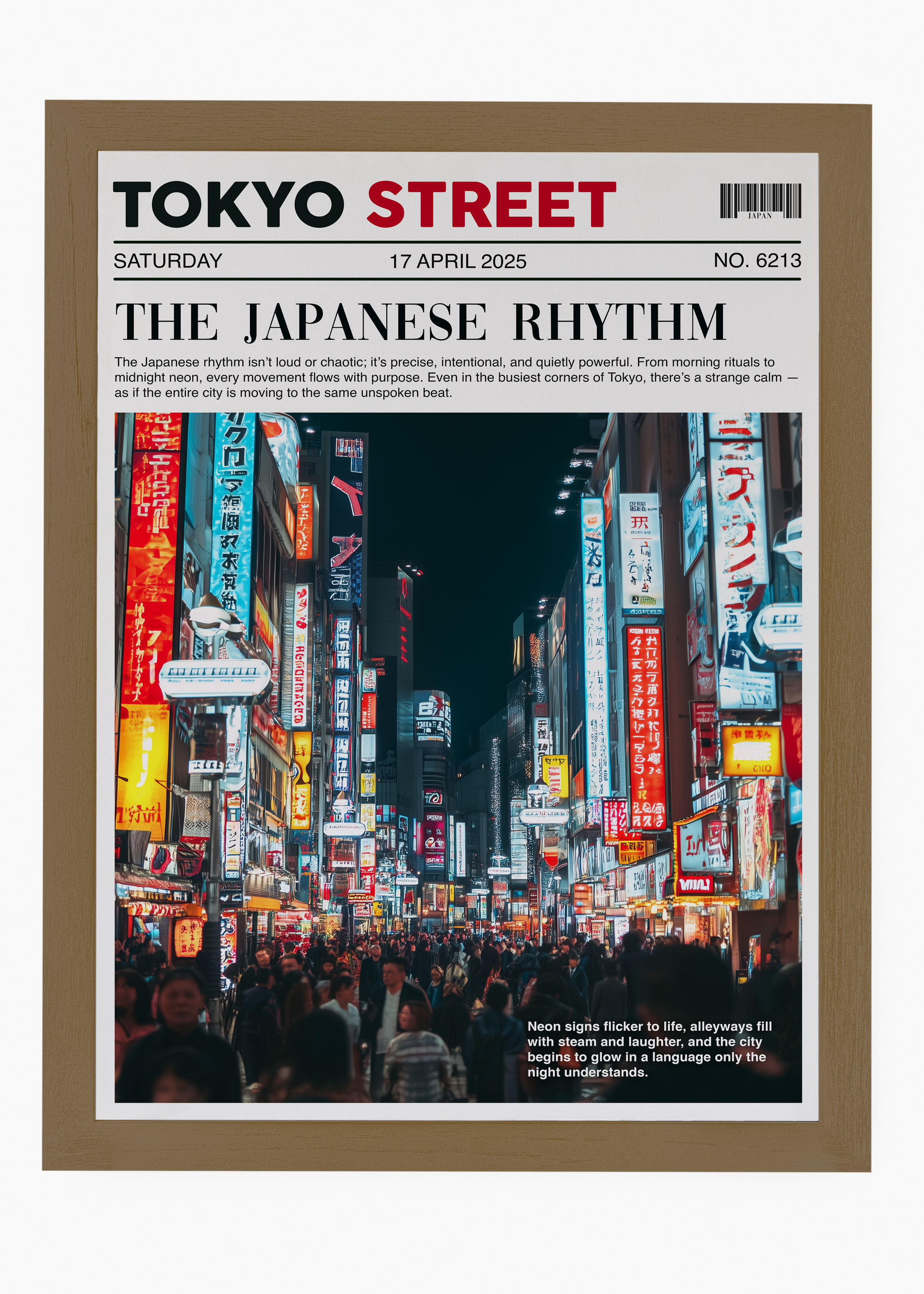 Quadro Japones Tokyo Street - 6
