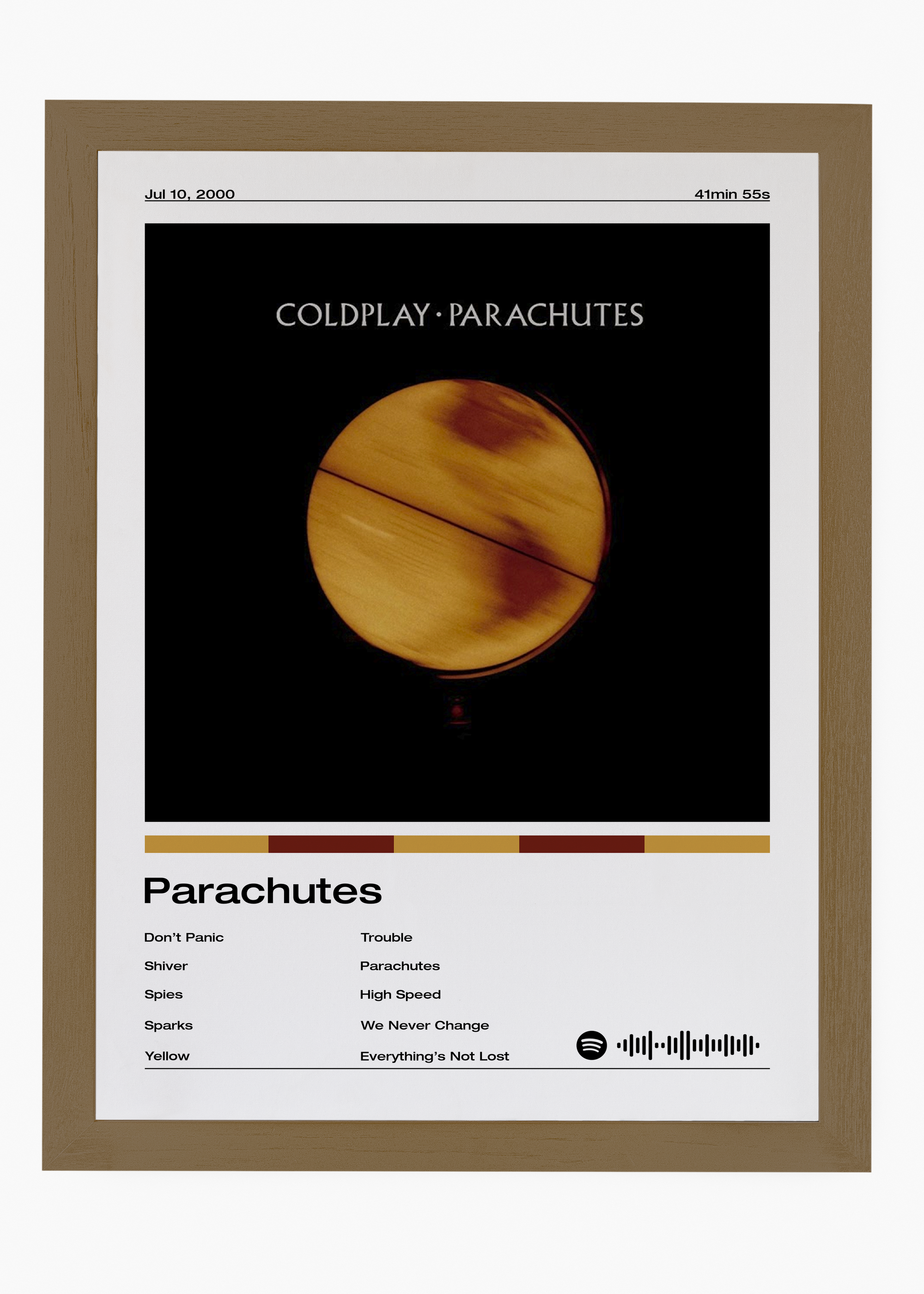 Quadro Coldplay Parachutes - 6
