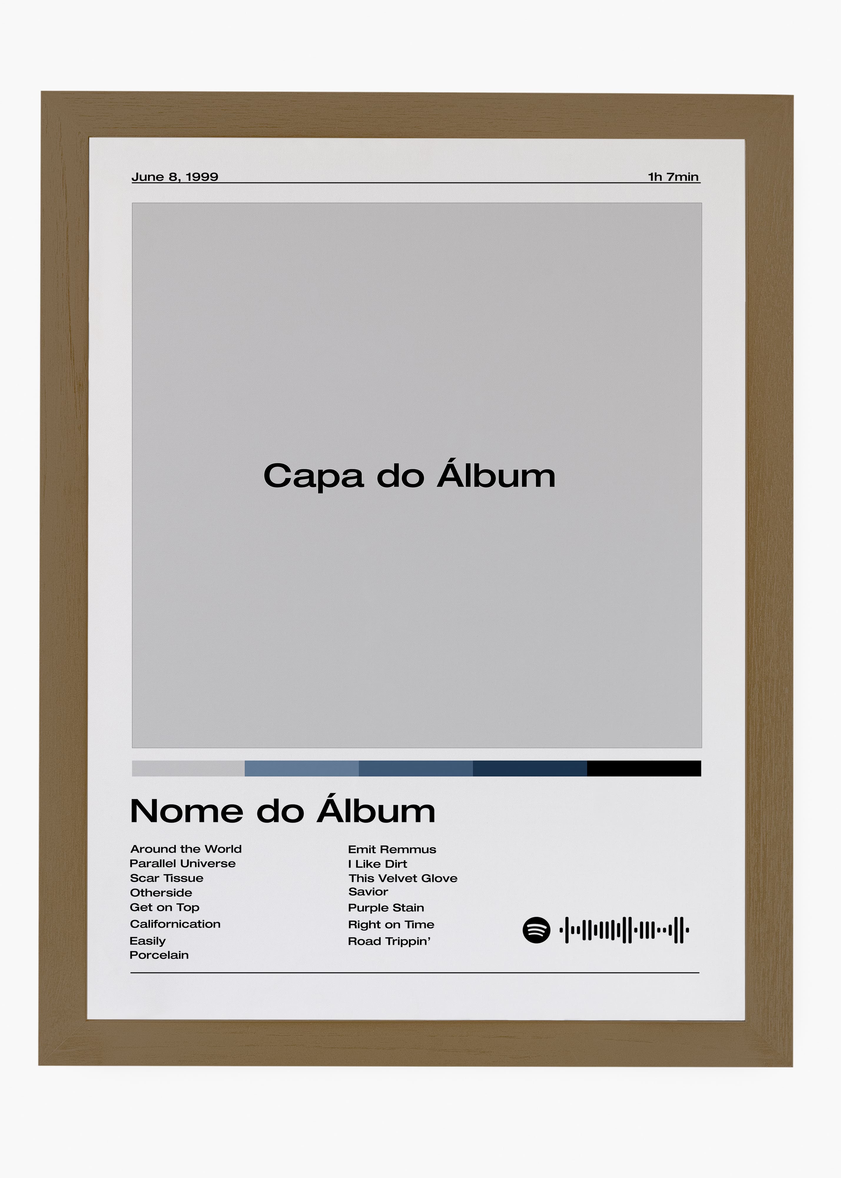 Quadro Spotify Personalizável - Álbum