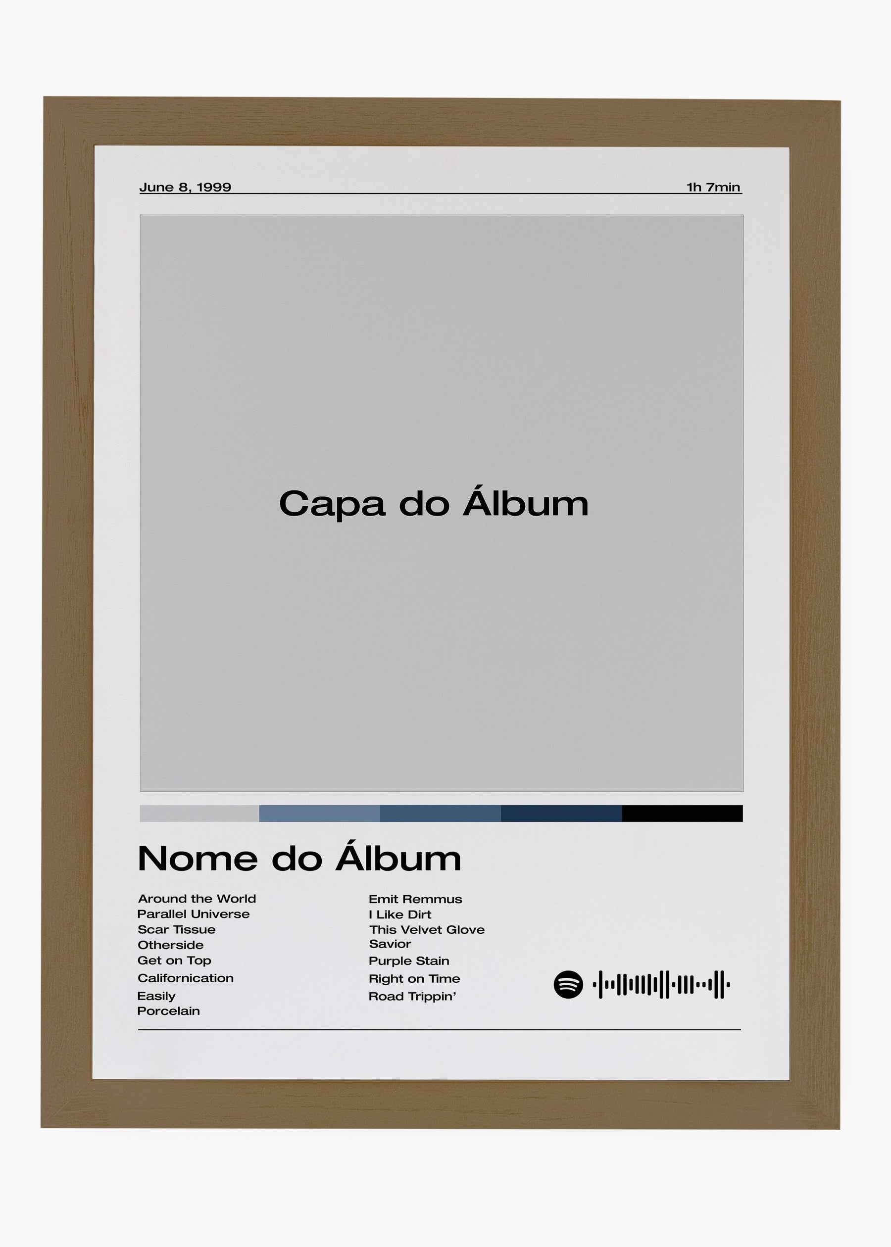 Quadro Spotify Personalizável - Álbum