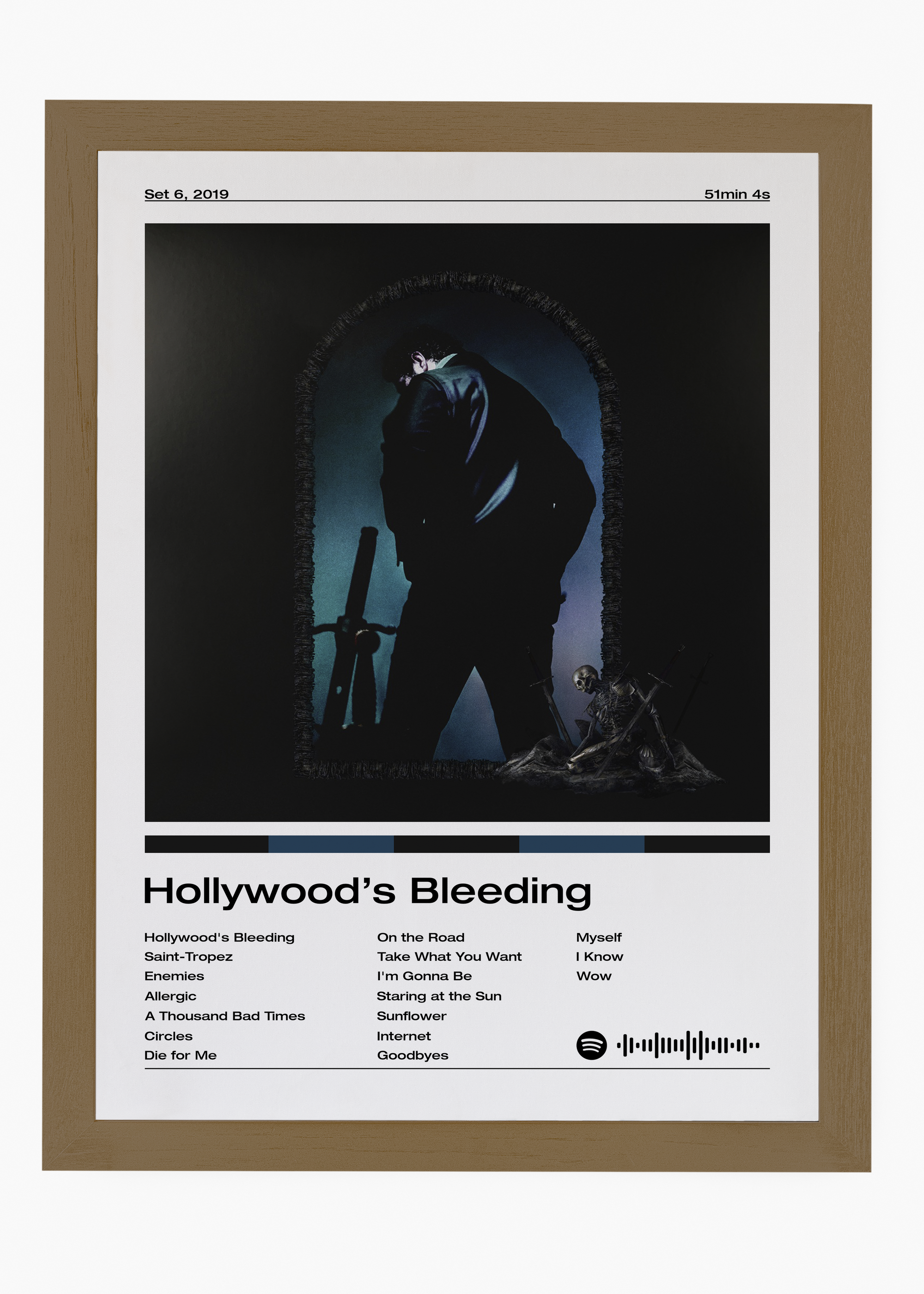 Quadro Post Malone Hollywood's Bleeding - 6