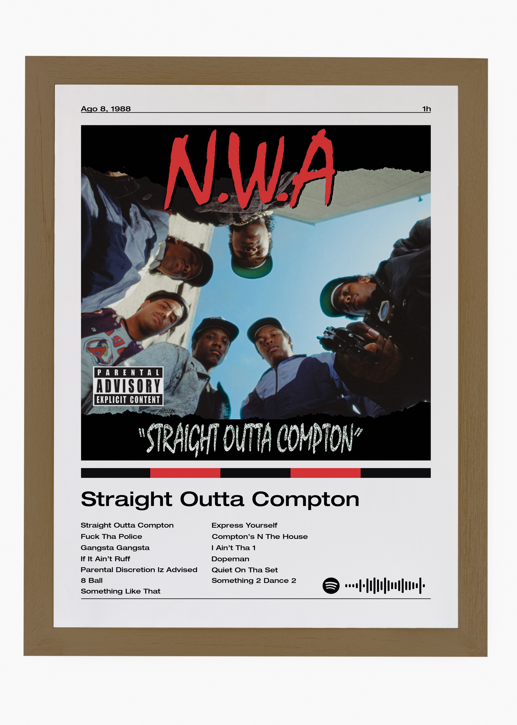 Quadro Nwa Straight Outta Compton - 6