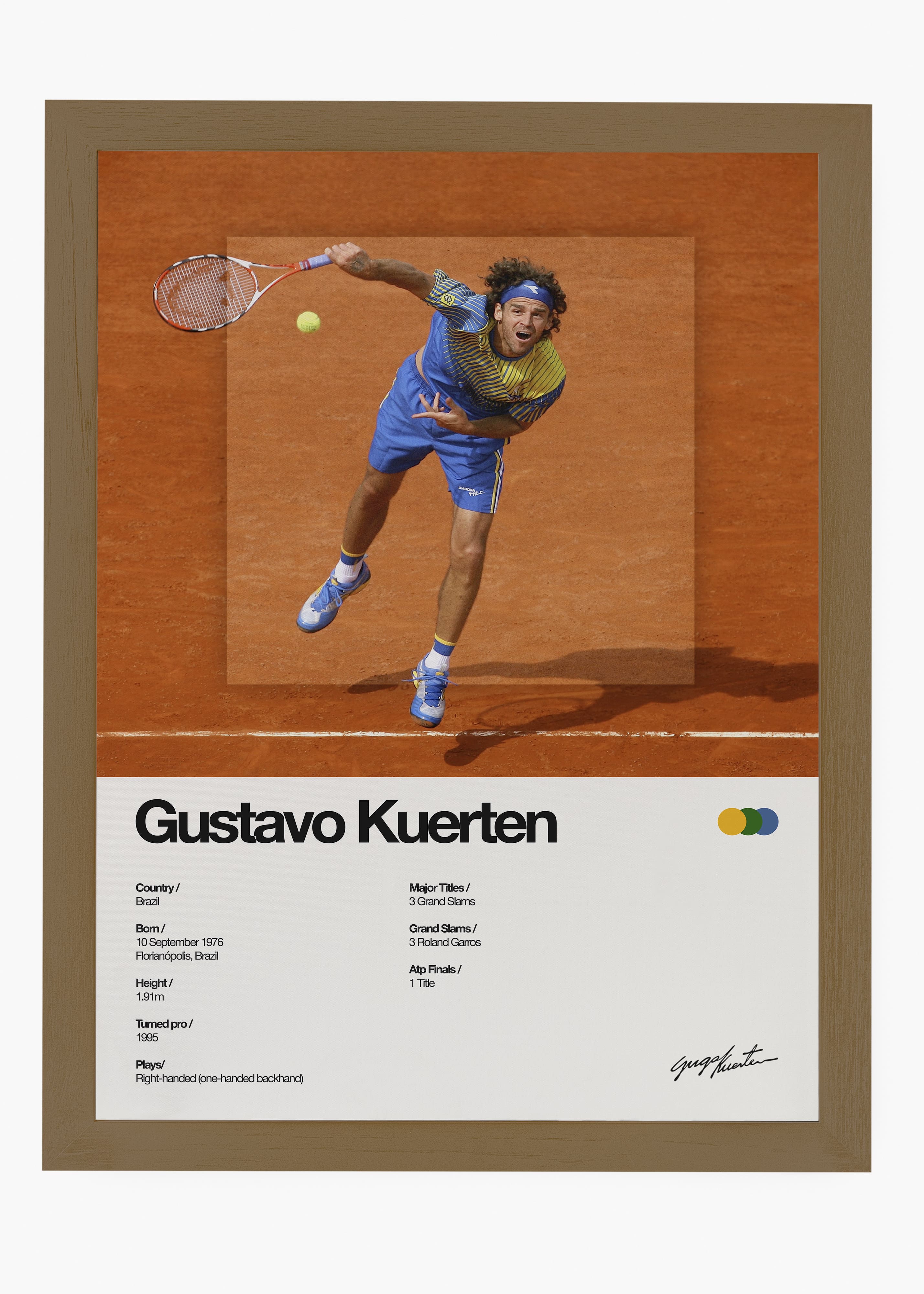 Quadro Gustavo Guga Kuerten