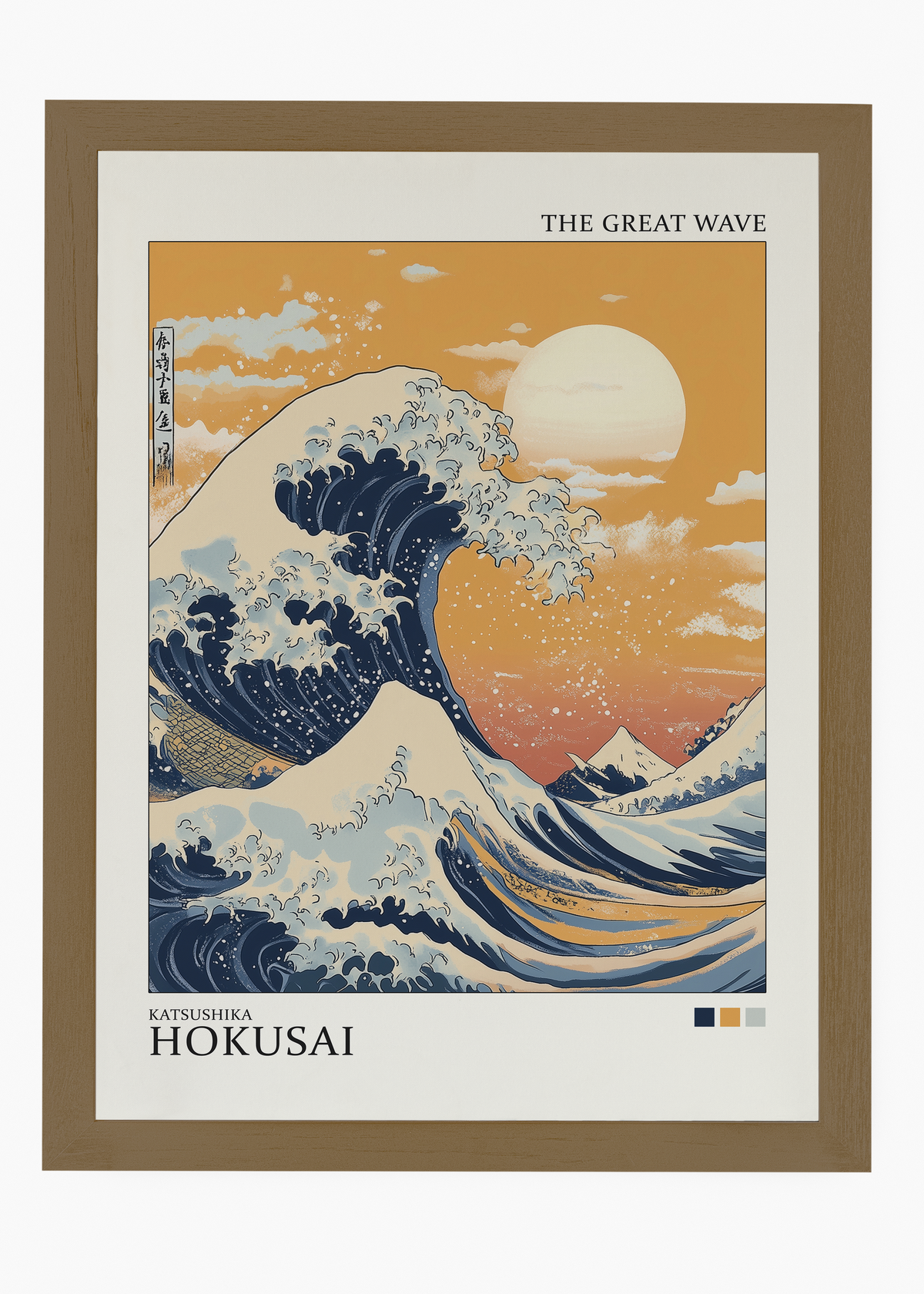 Quadro Japones Hokusai Wave - 6
