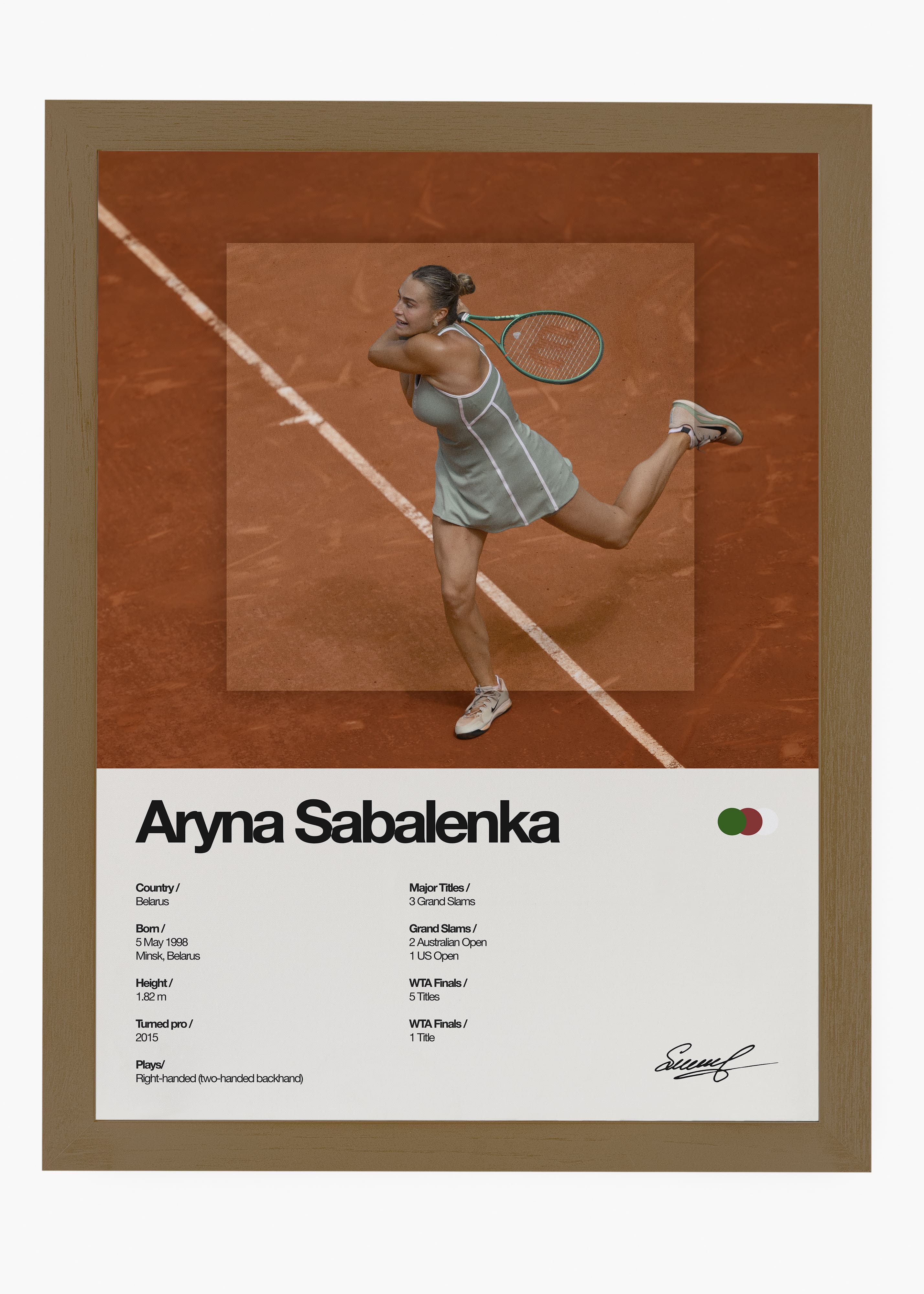 Quadro Aryna Sabalenka
