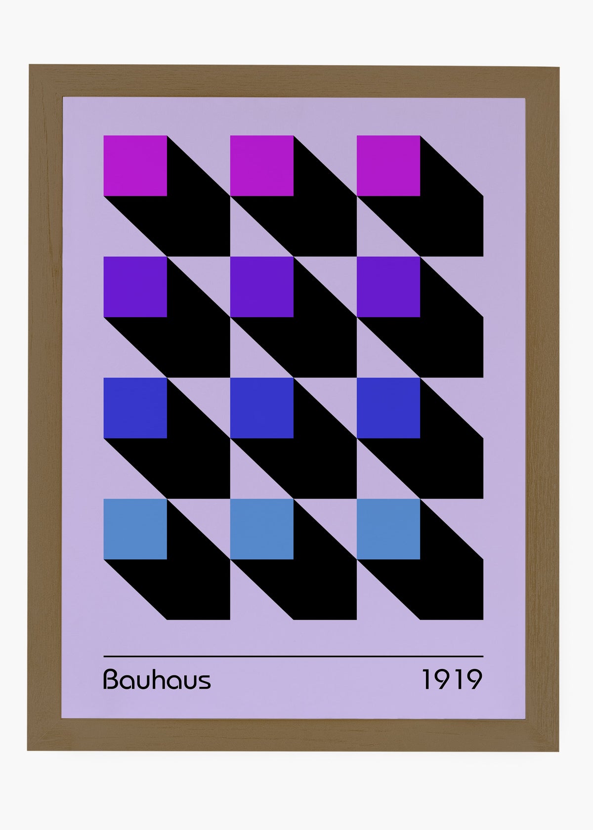 Quadro Bauhaus Gradiente