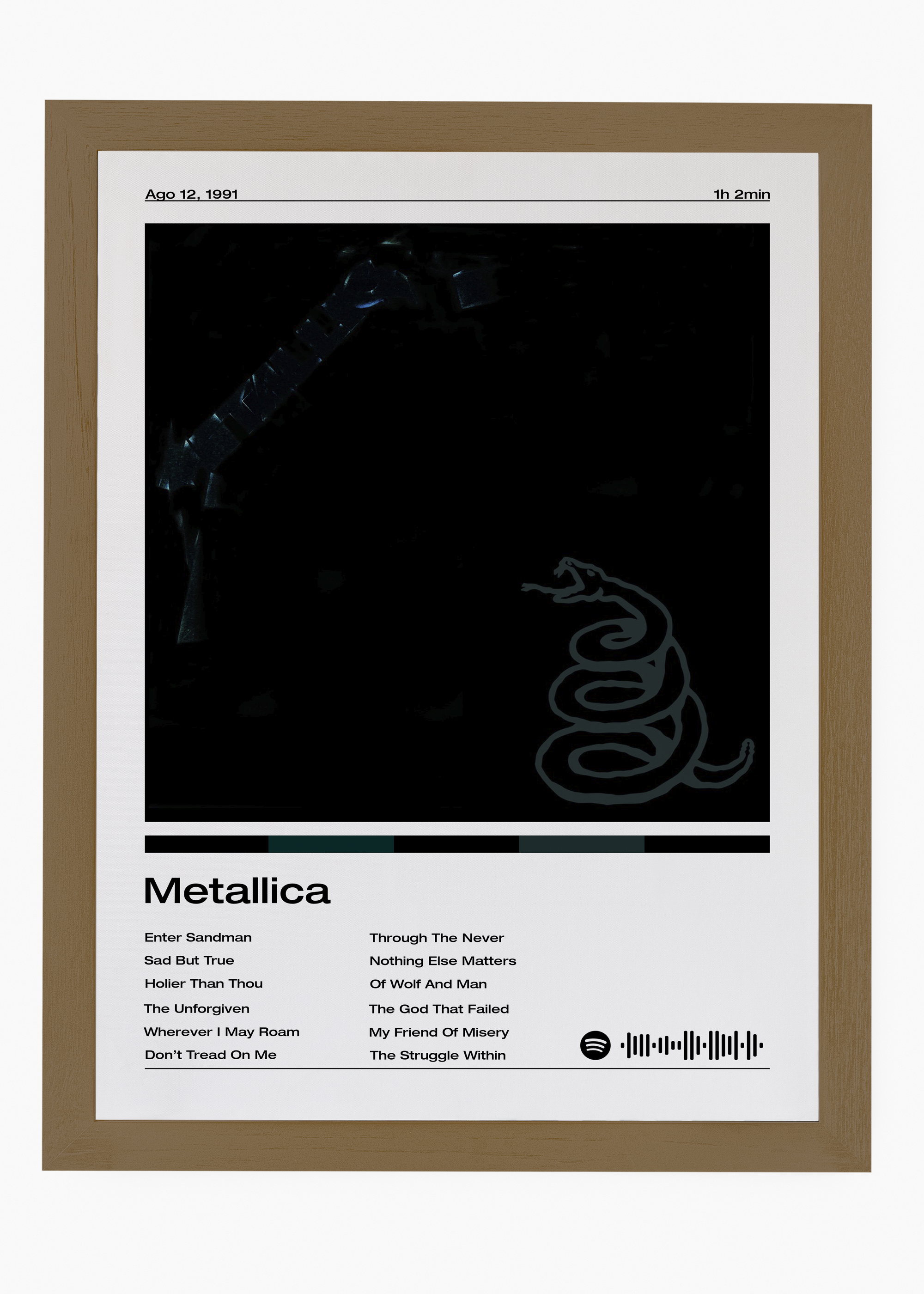 Quadro Metallica Album Metallica - 6