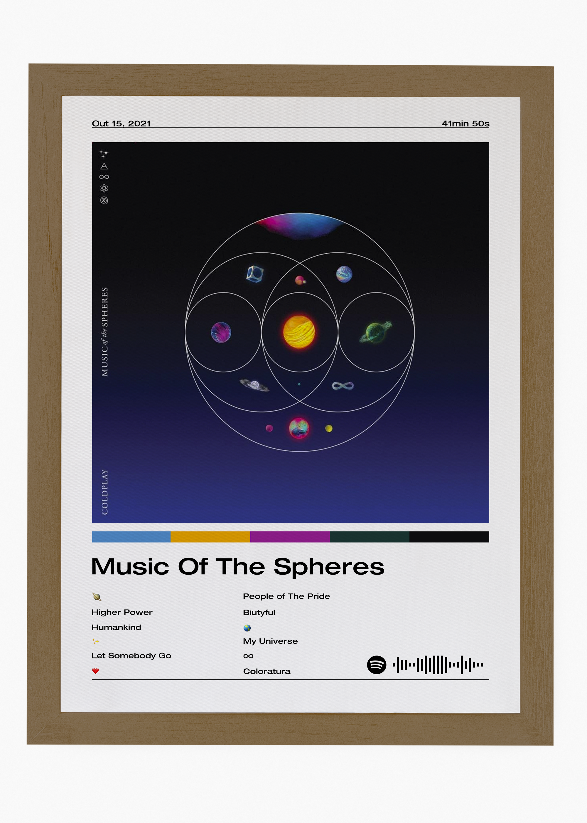 Quadro Coldplay Music Of The Spheres - 6