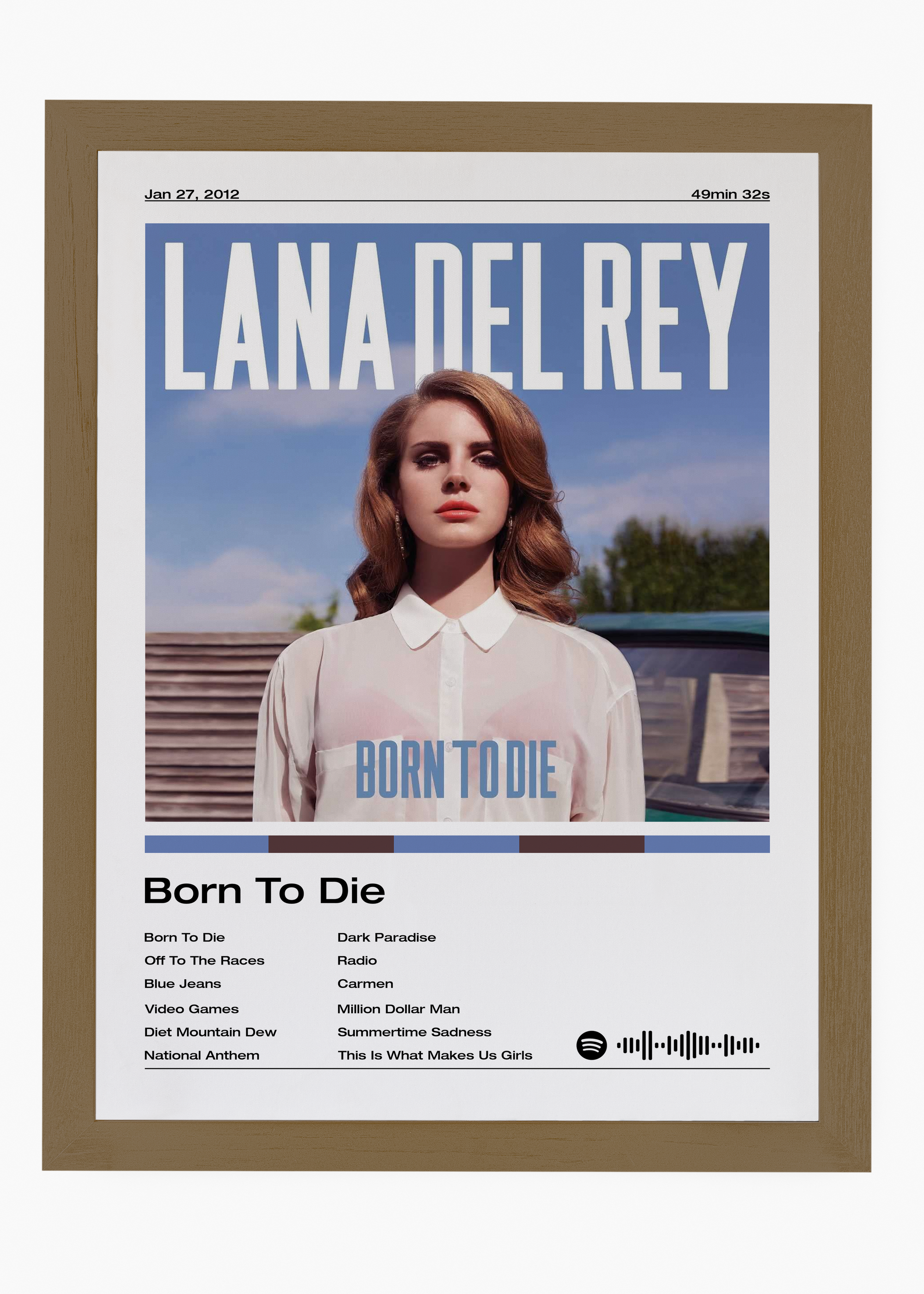 Quadro Lana Del Rey Born To Die - 6