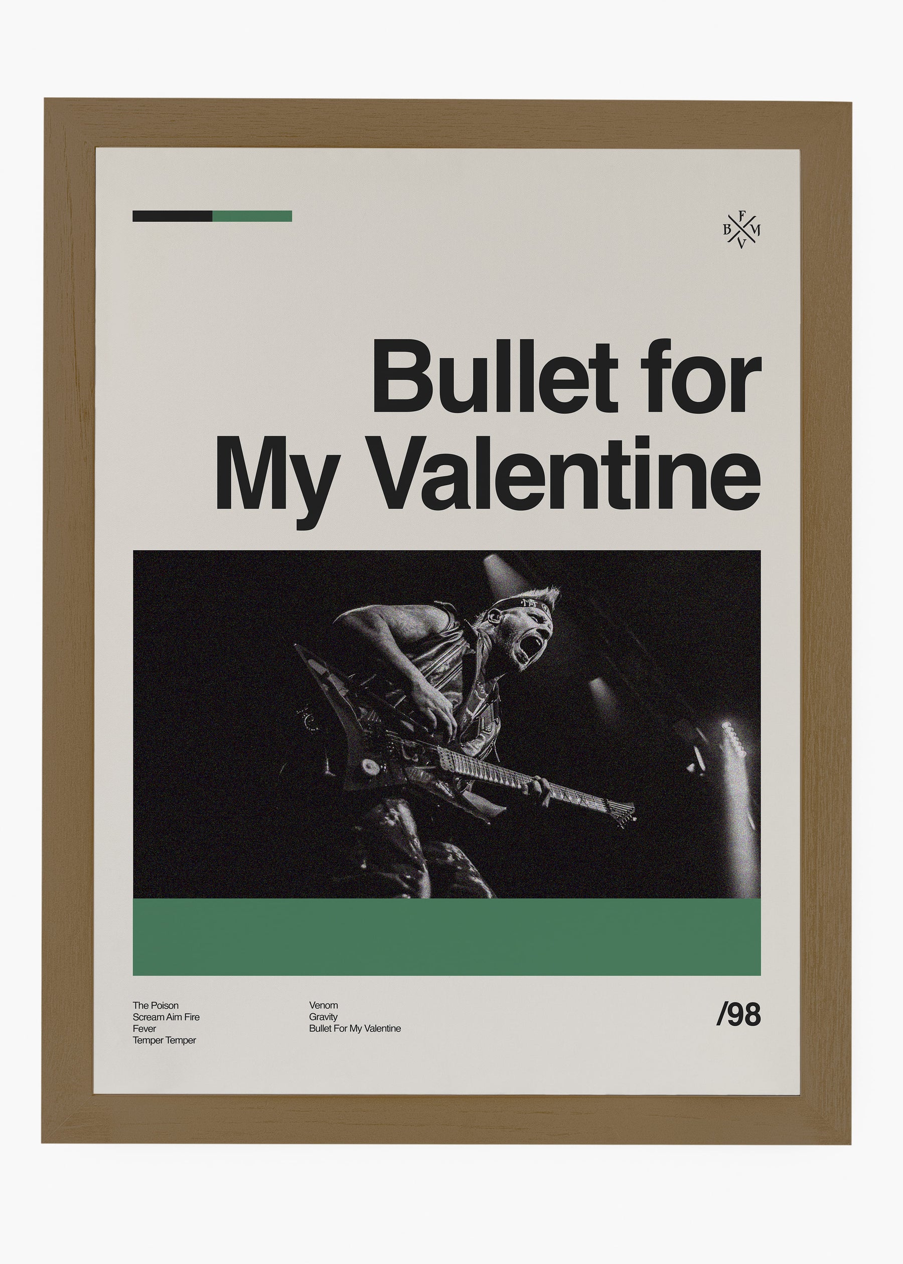 Quadro Bullet For My Valentine Banda