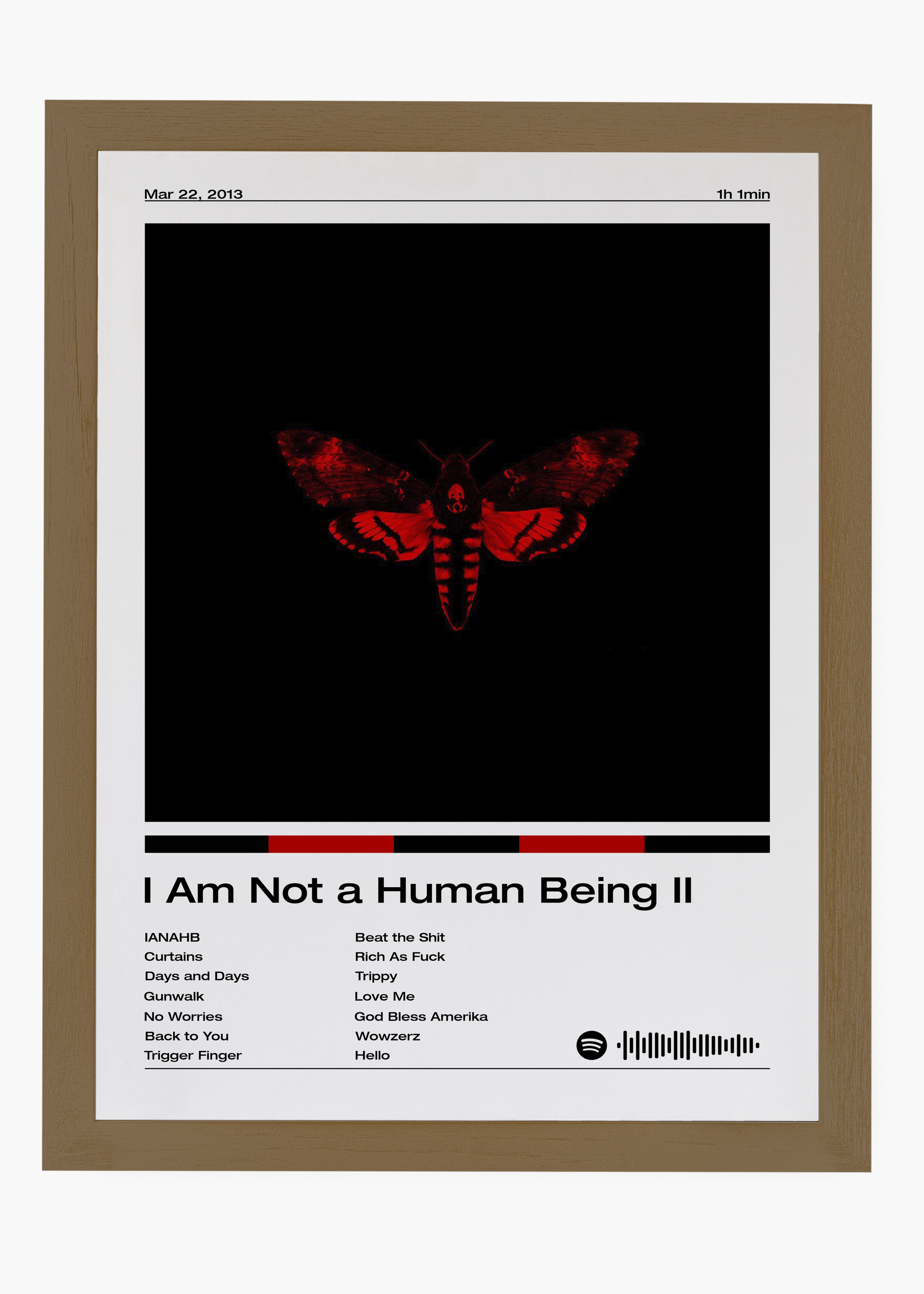 Quadro Lil Wayne I Am Not a Human Being II - 6