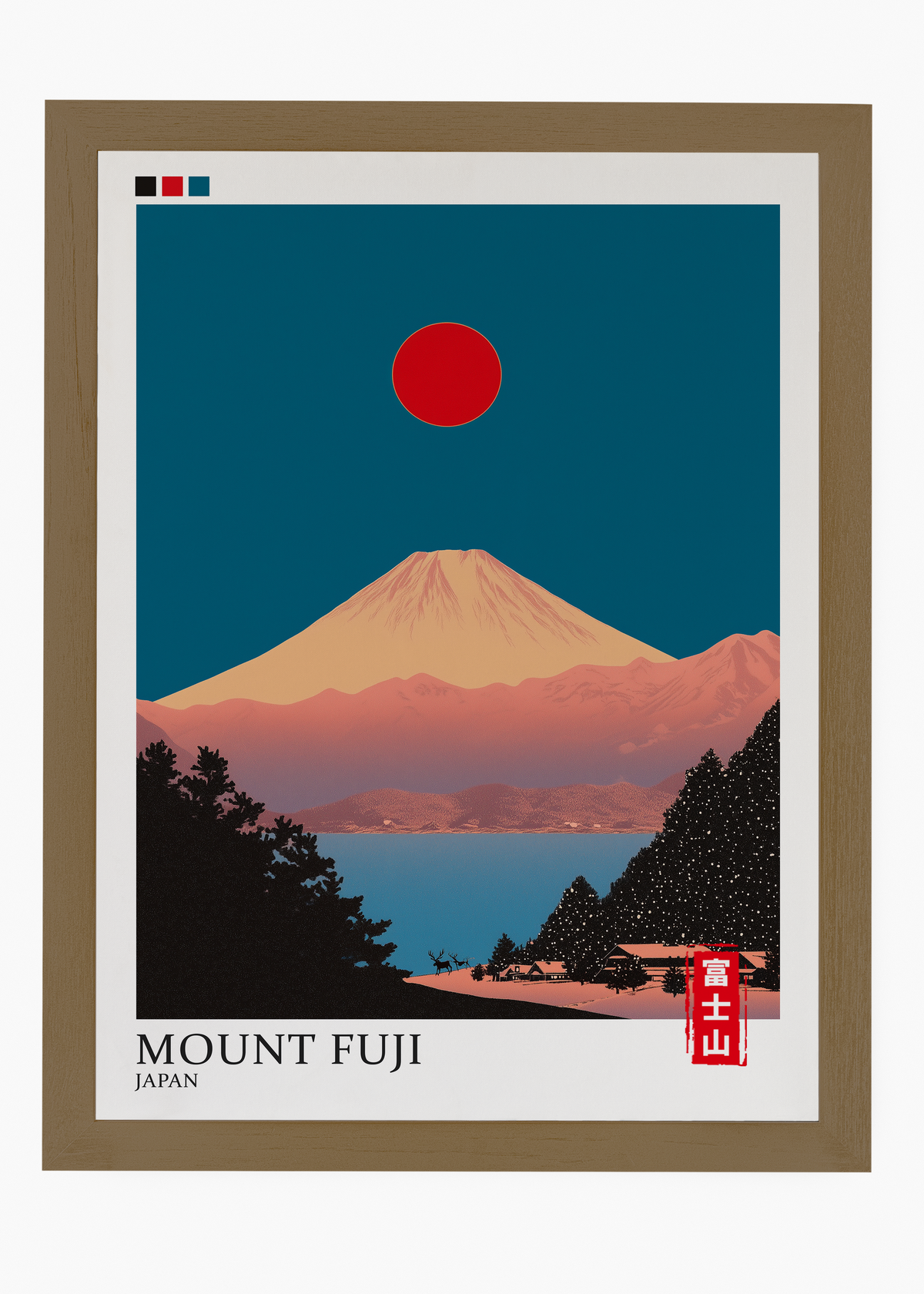Quadro Japones Mount Fuji - 6