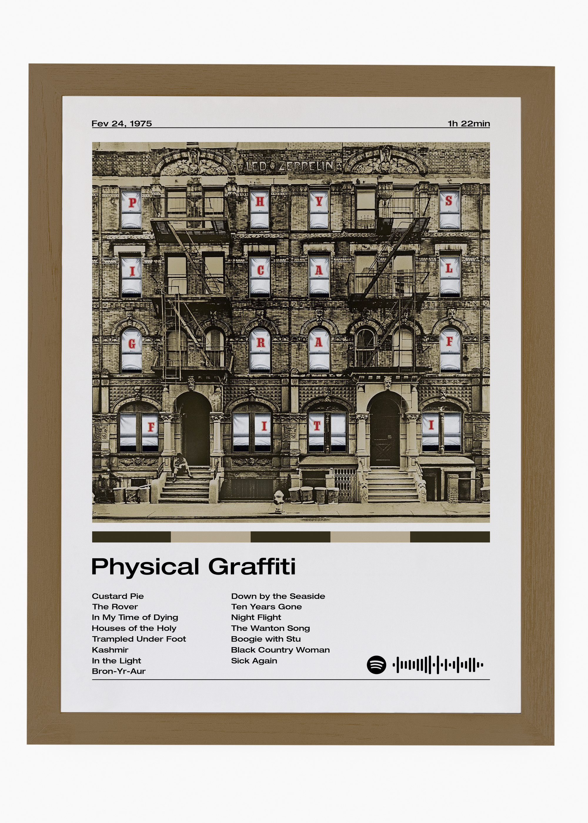 Quadro Led Zeppelin Physical Graffiti - 6