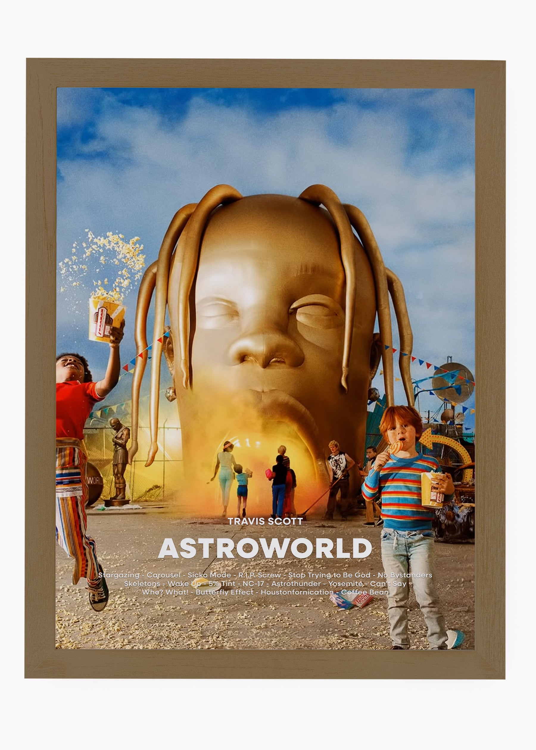 Quadro Travis Scott Astroworld Capa Capa