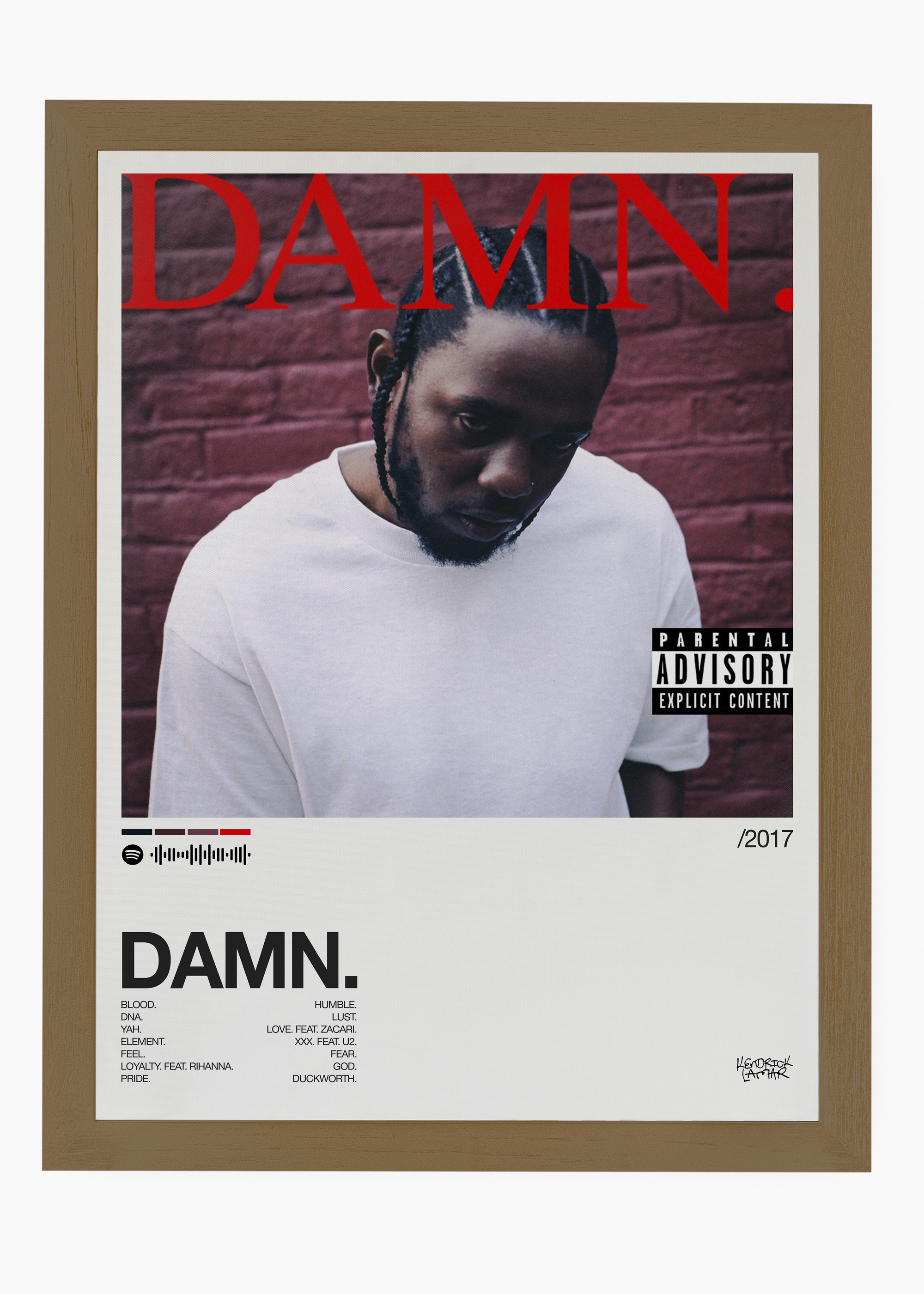 Quadro Kendrick Lamar DAMN II - 6