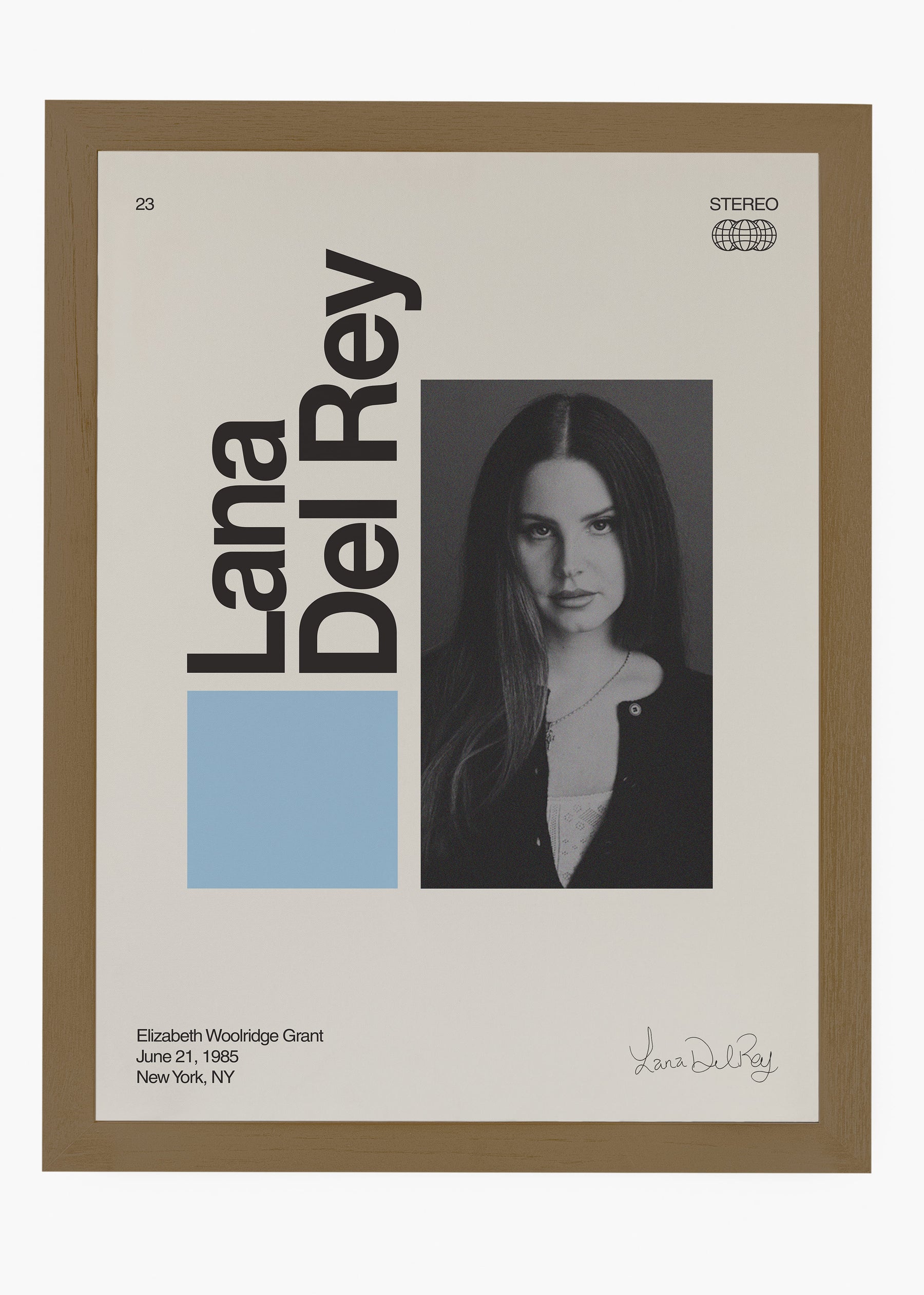 Quadro Signature Lana Del Rey