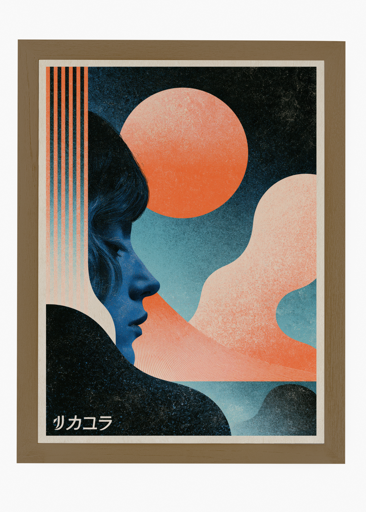 Quadro Japonês Retro Profile - 6