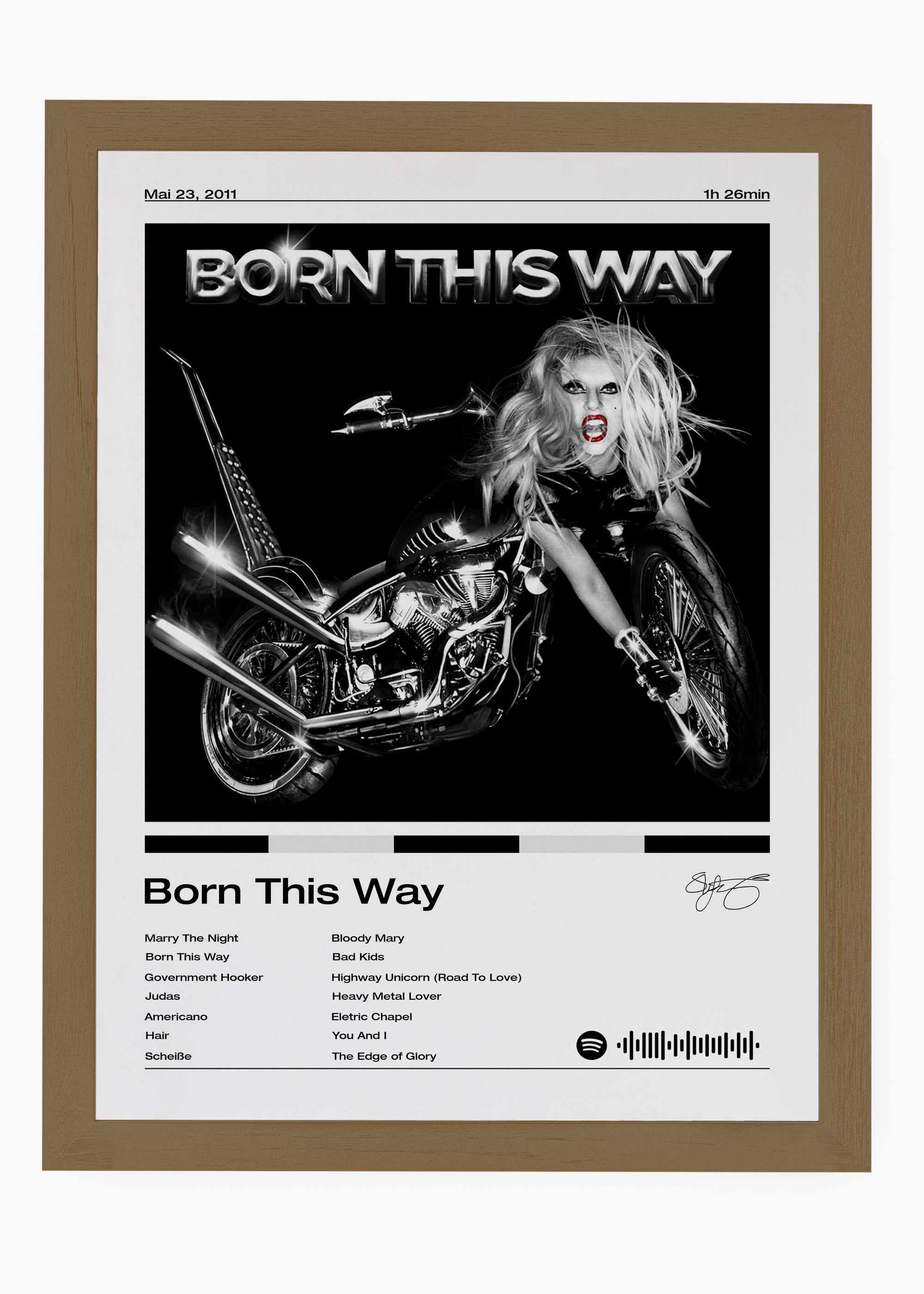 Quadro Lady Gaga Born This Way - 6
