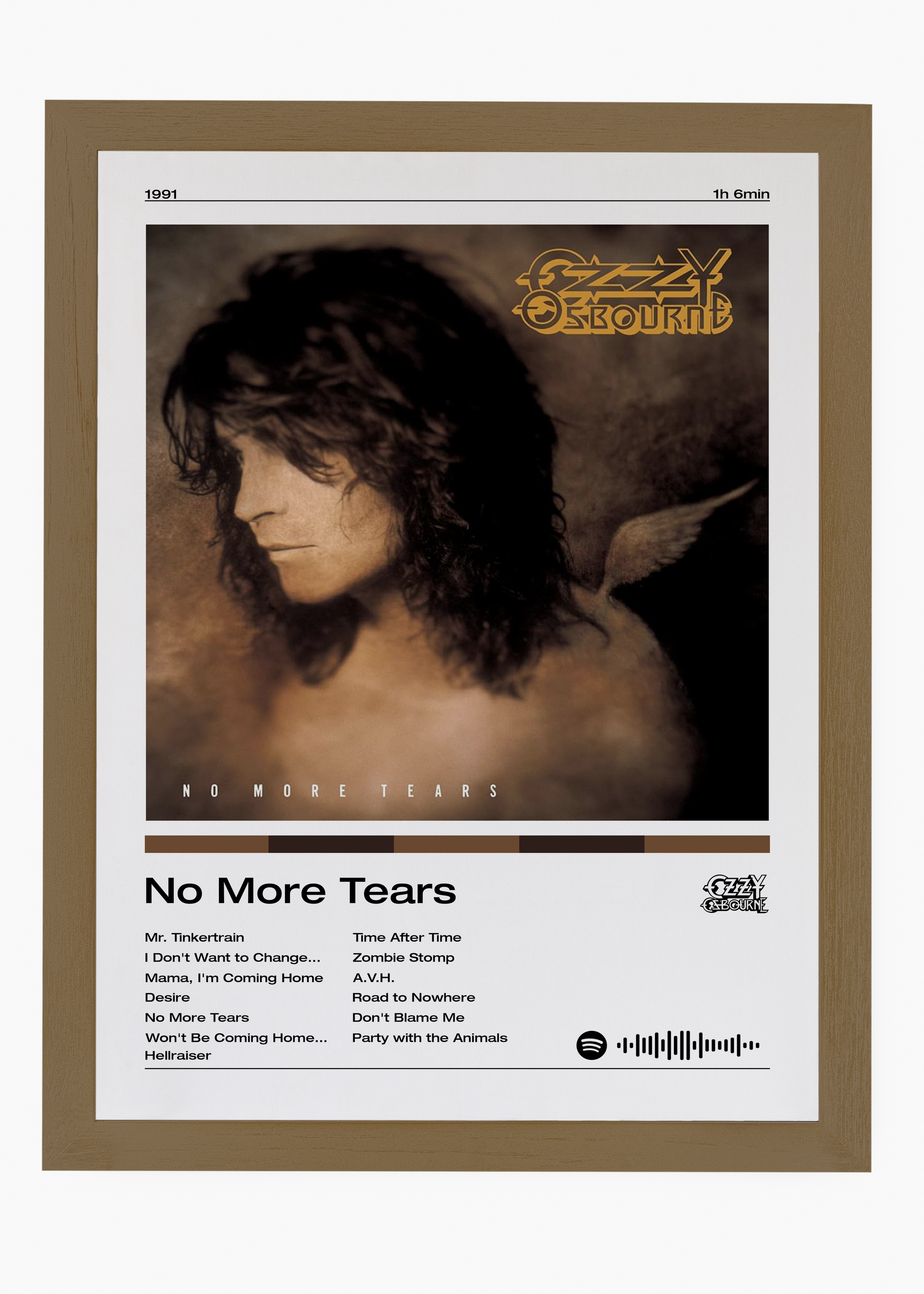 Quadro Ozzy Osbourne No More Tears - 6