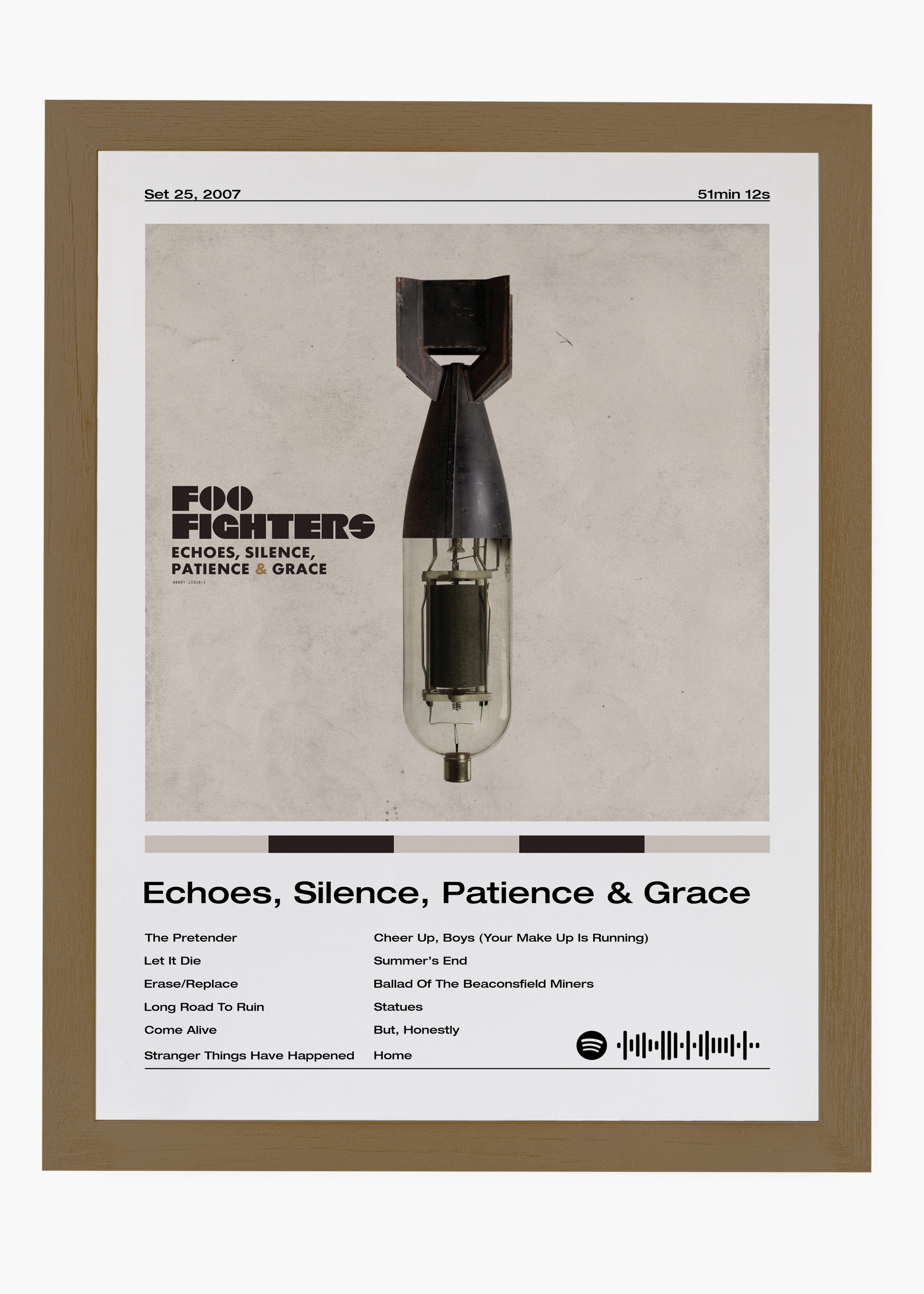 Quadro Foo Fighters Echoes, Silence, Patience & Grace - 6