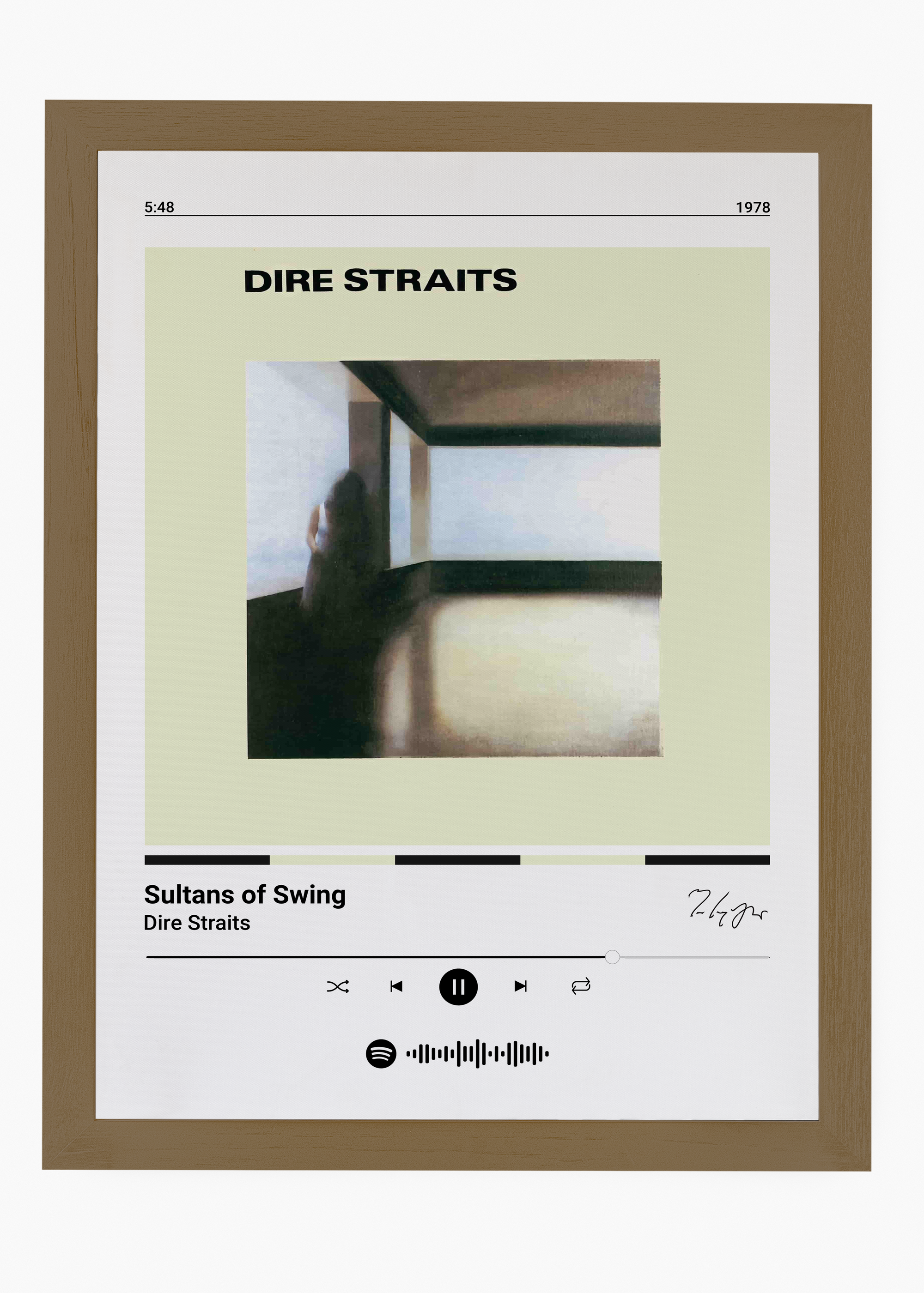 Quadro Dire Straits Sultans of Swing - 6