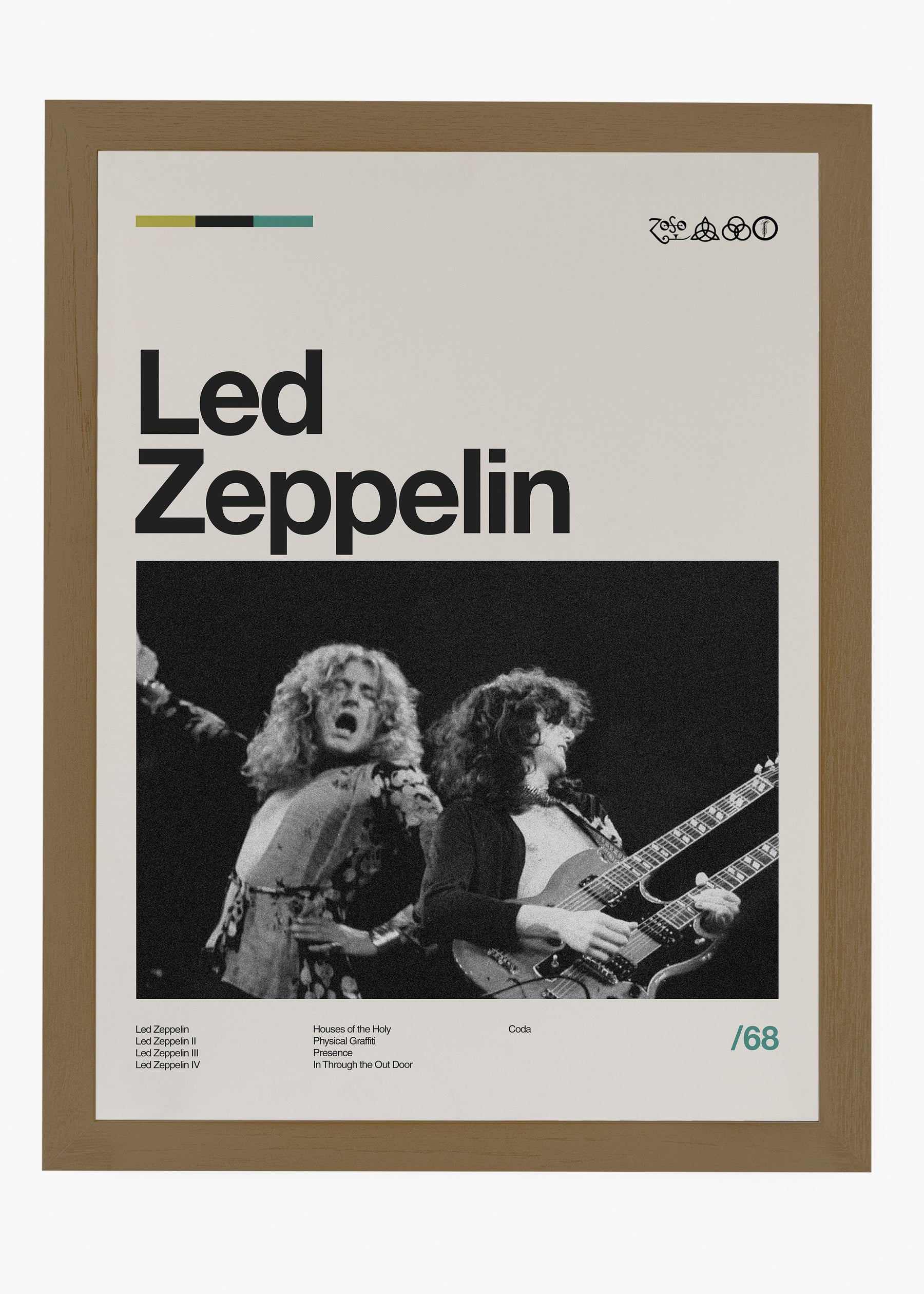 Quadro Led Zeppelin Banda