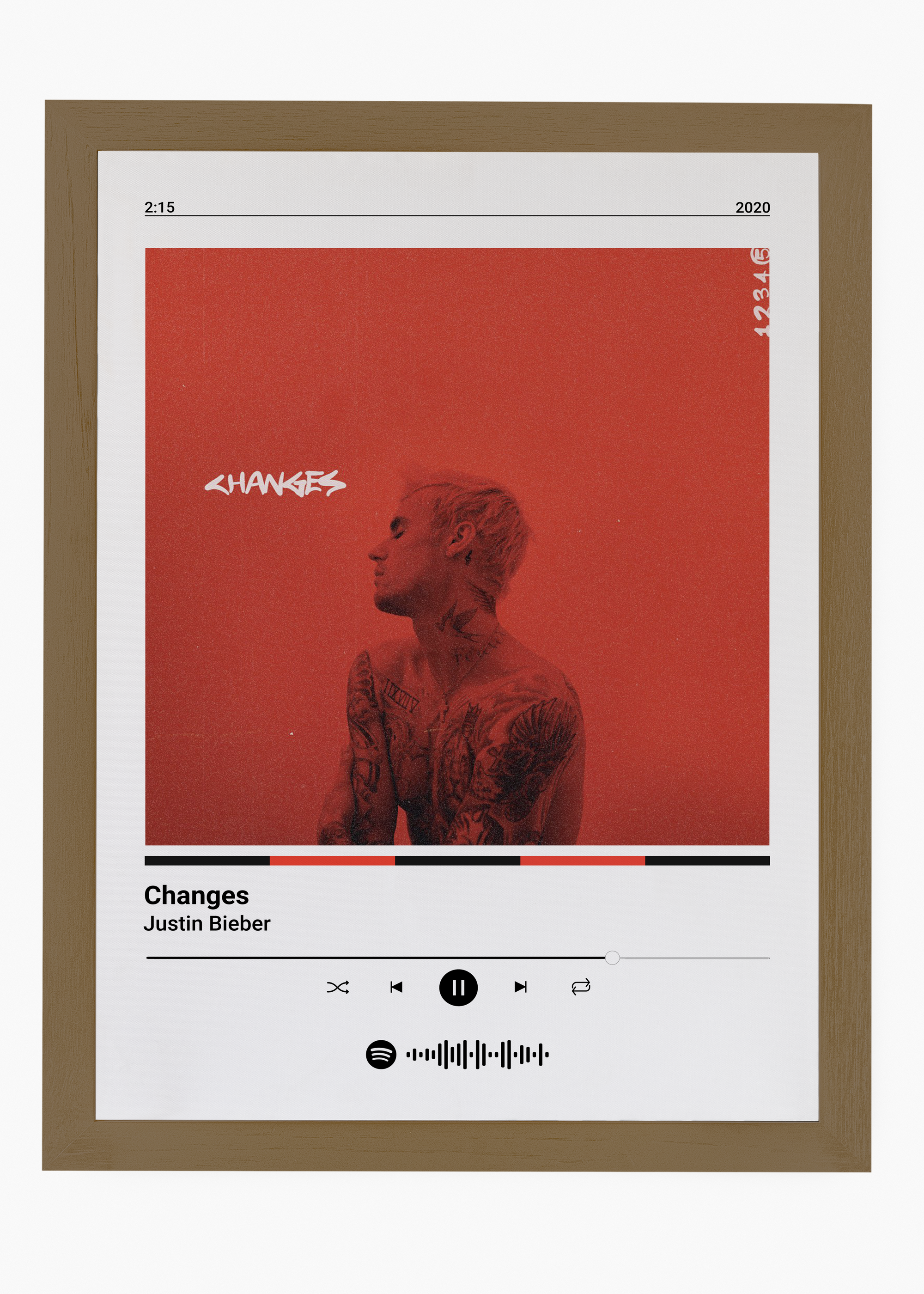 Quadro Justin Bieber Changes - 6
