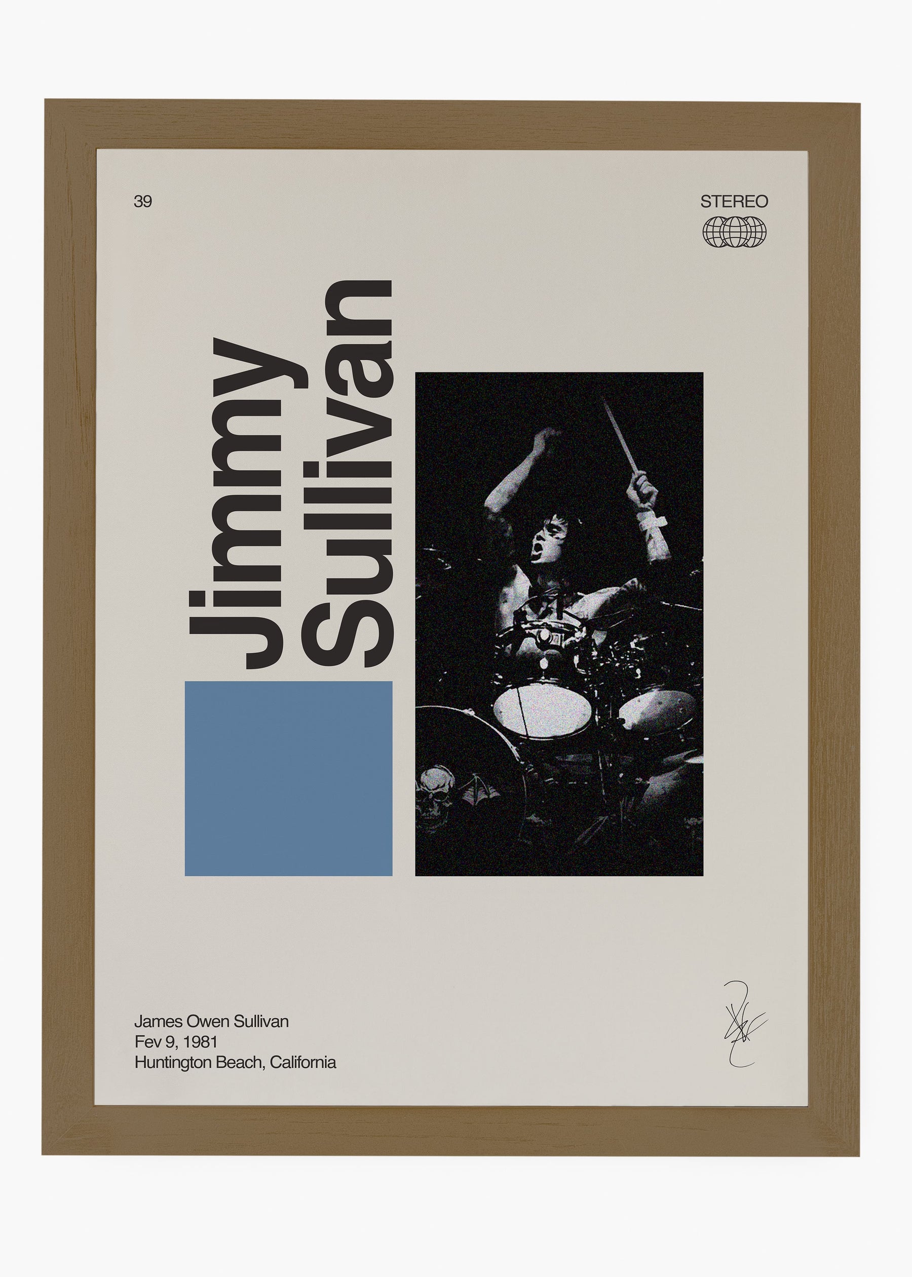 Quadro Signature Jimmy "The Rev" Sullivan
