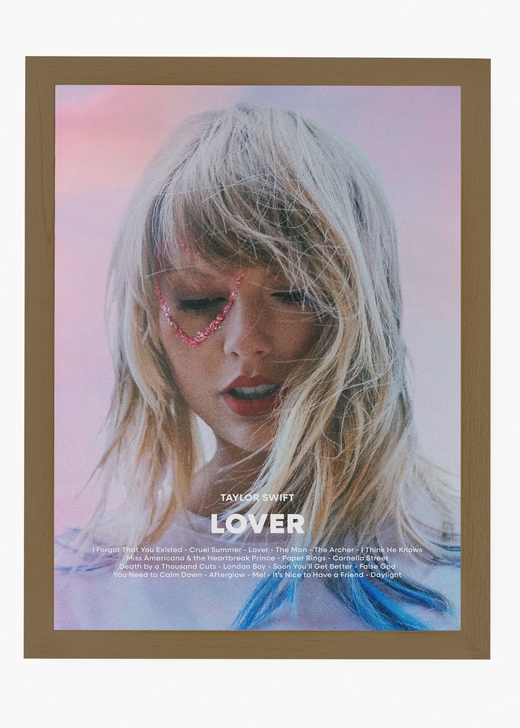 Quadro Taylor Swift Lover Capa