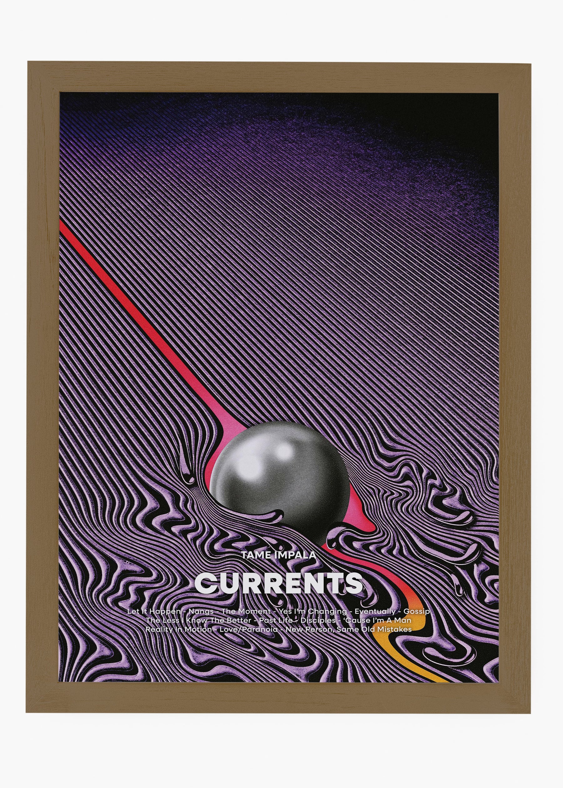 Quadro Tame Impala Currents Capa
