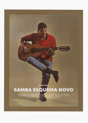 Quadro Jorge Ben Samba Esquema Novo Capa