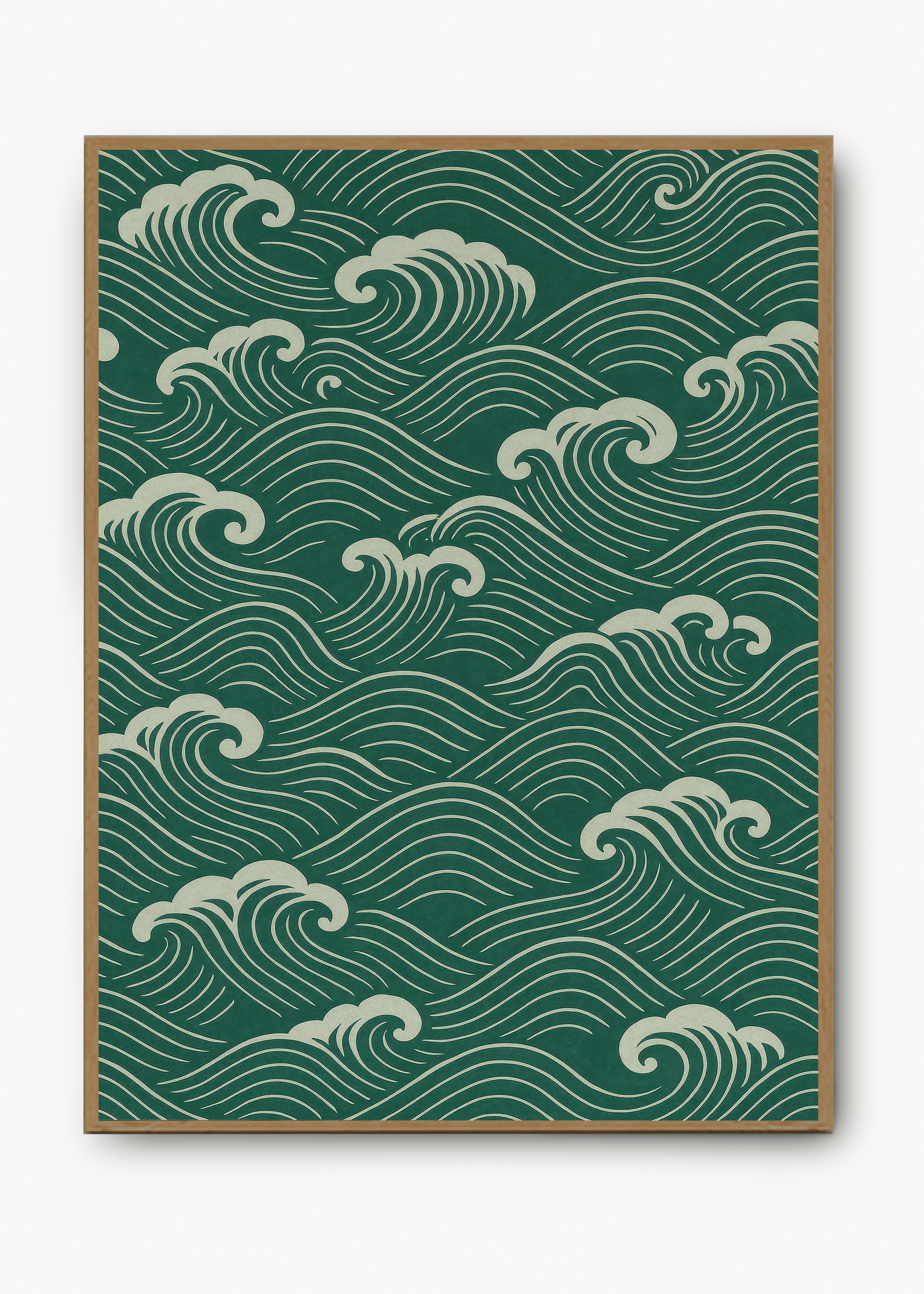 Quadro Japonês Forest Waves