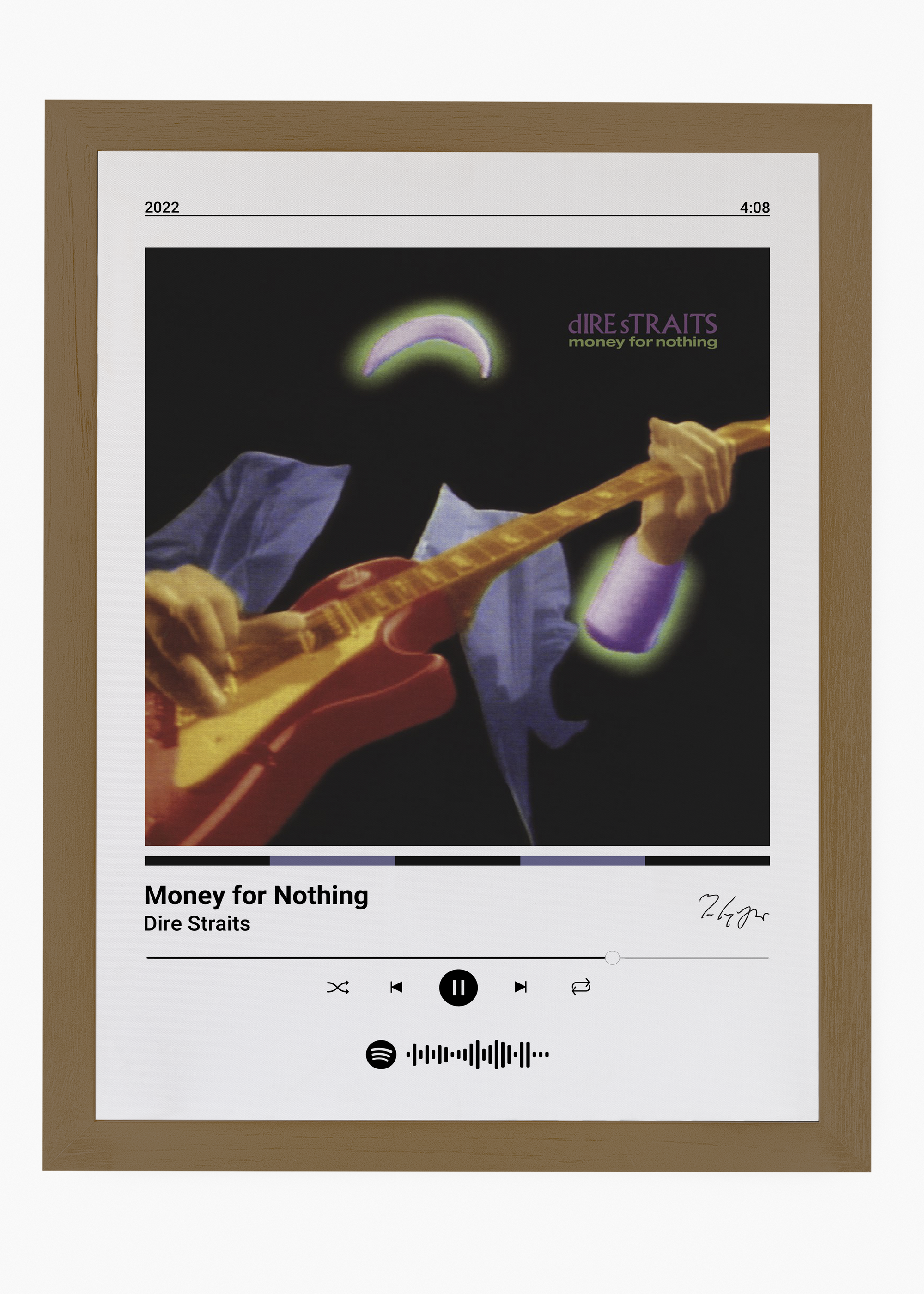 Quadro Dire Straits Money for Nothing - 6