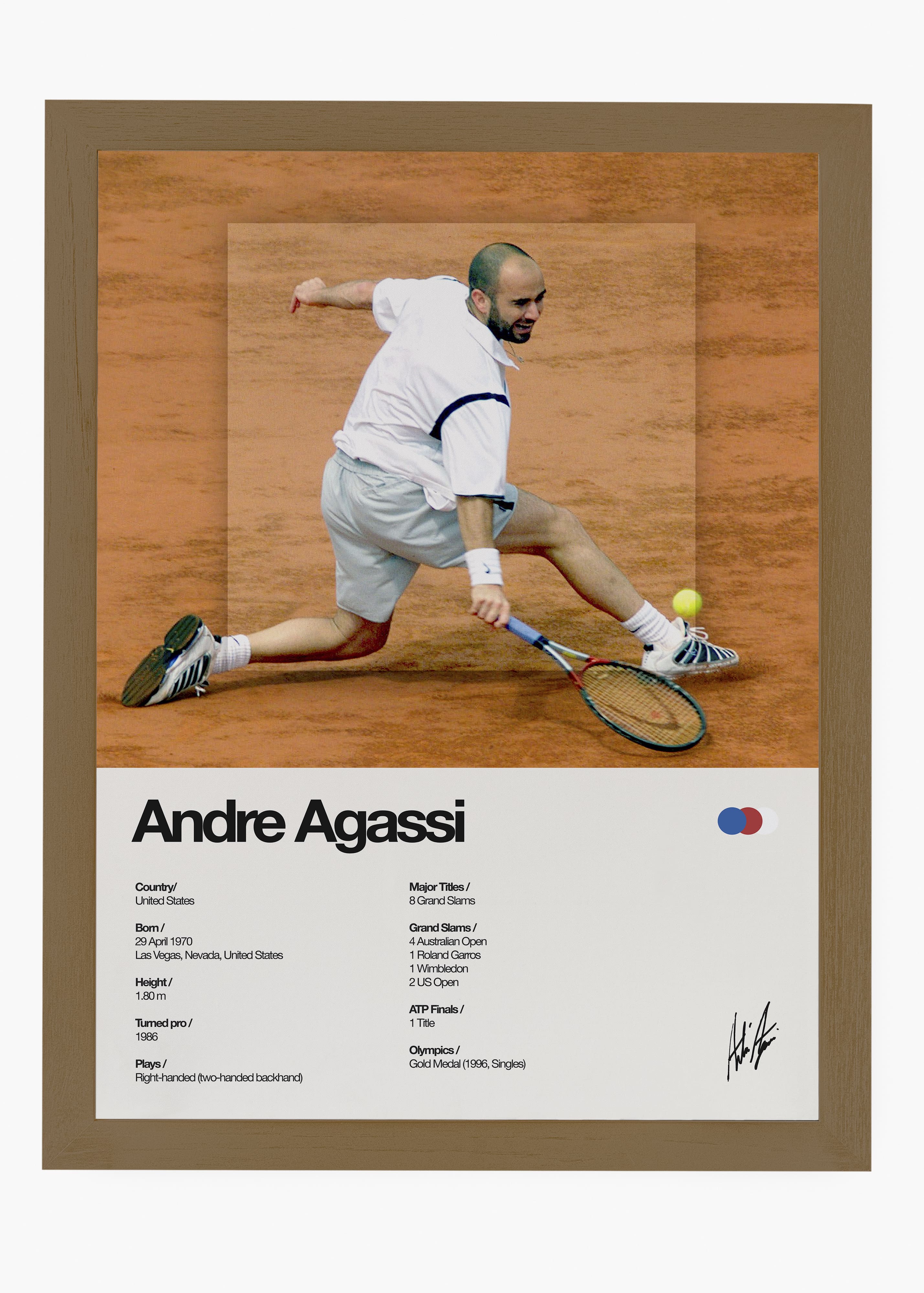 Quadro Andre Agassi