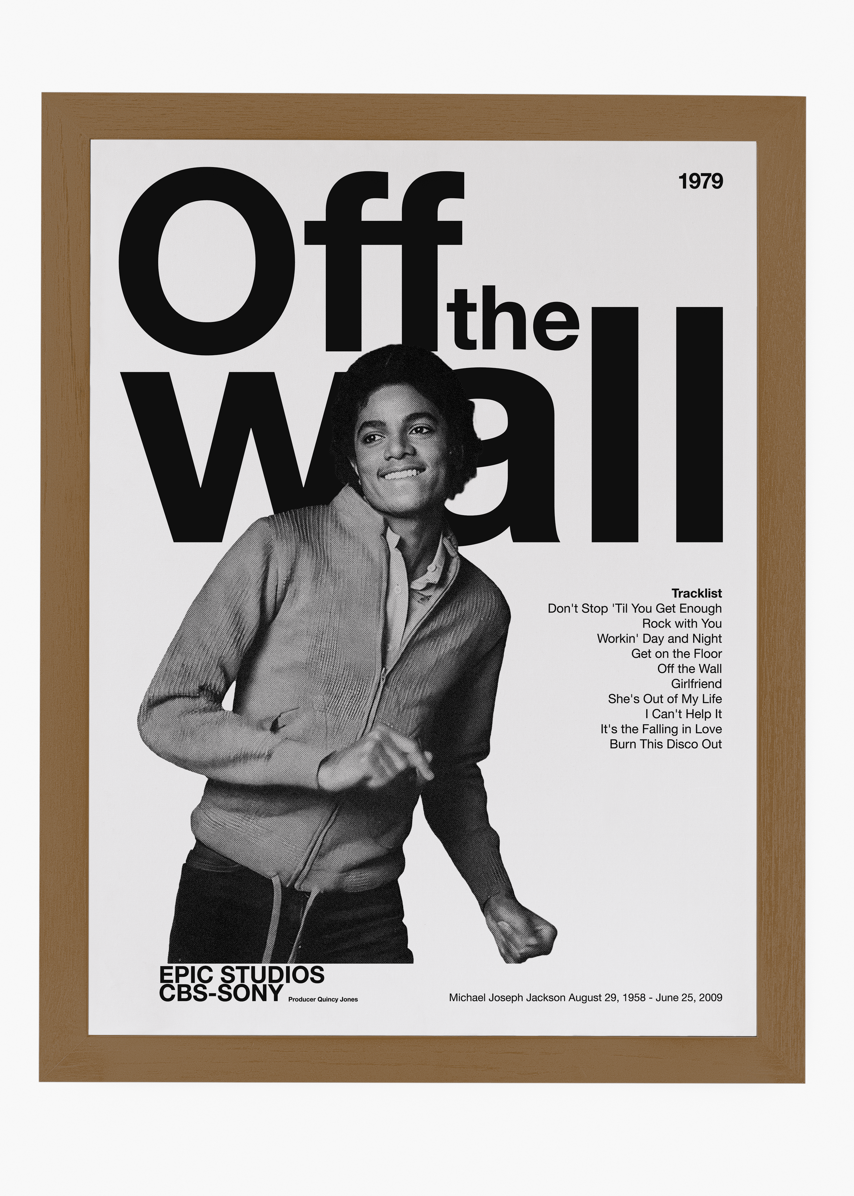 Quadro Michael Jackson Off The Wall