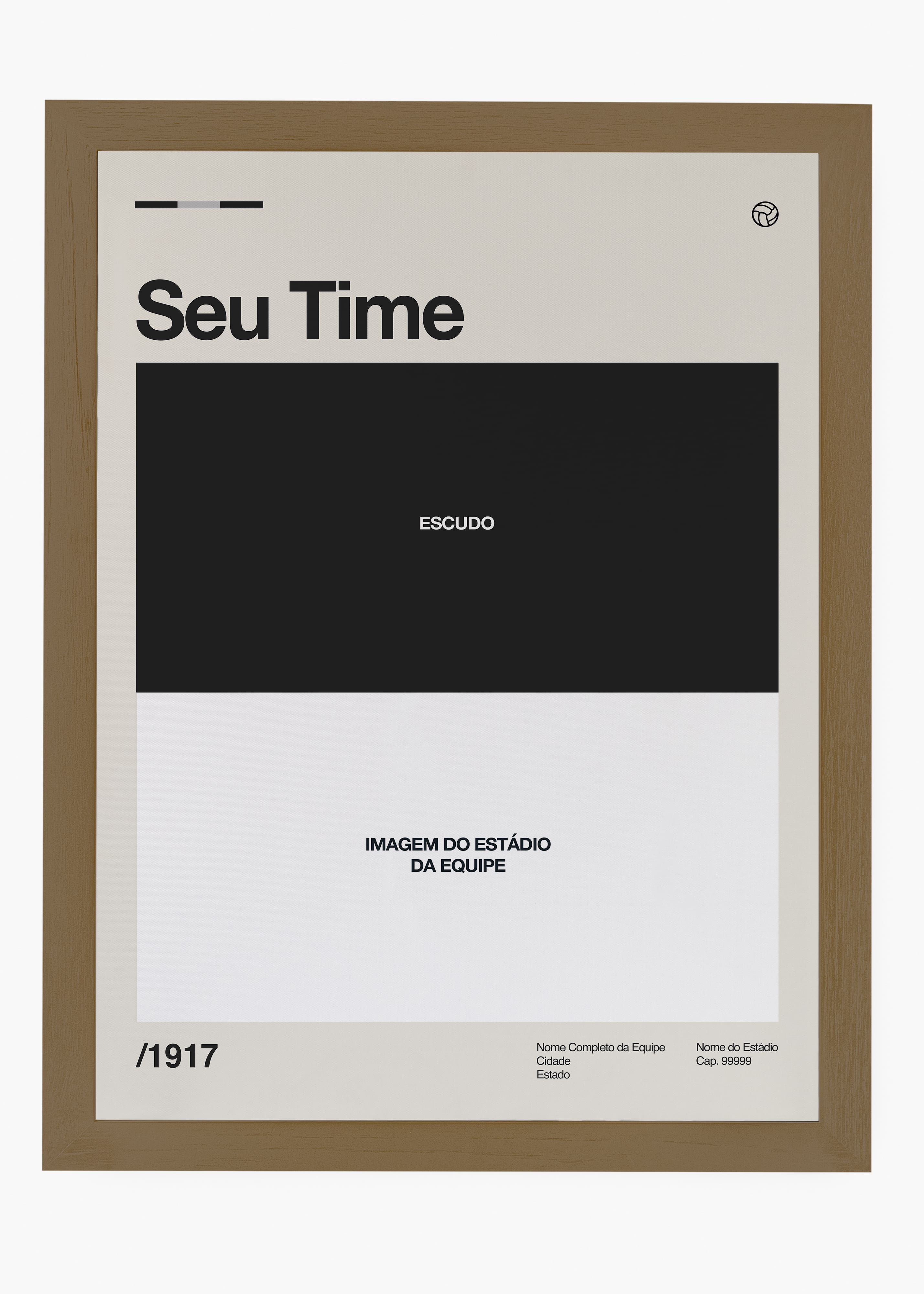 Quadro Personalizável - Times
