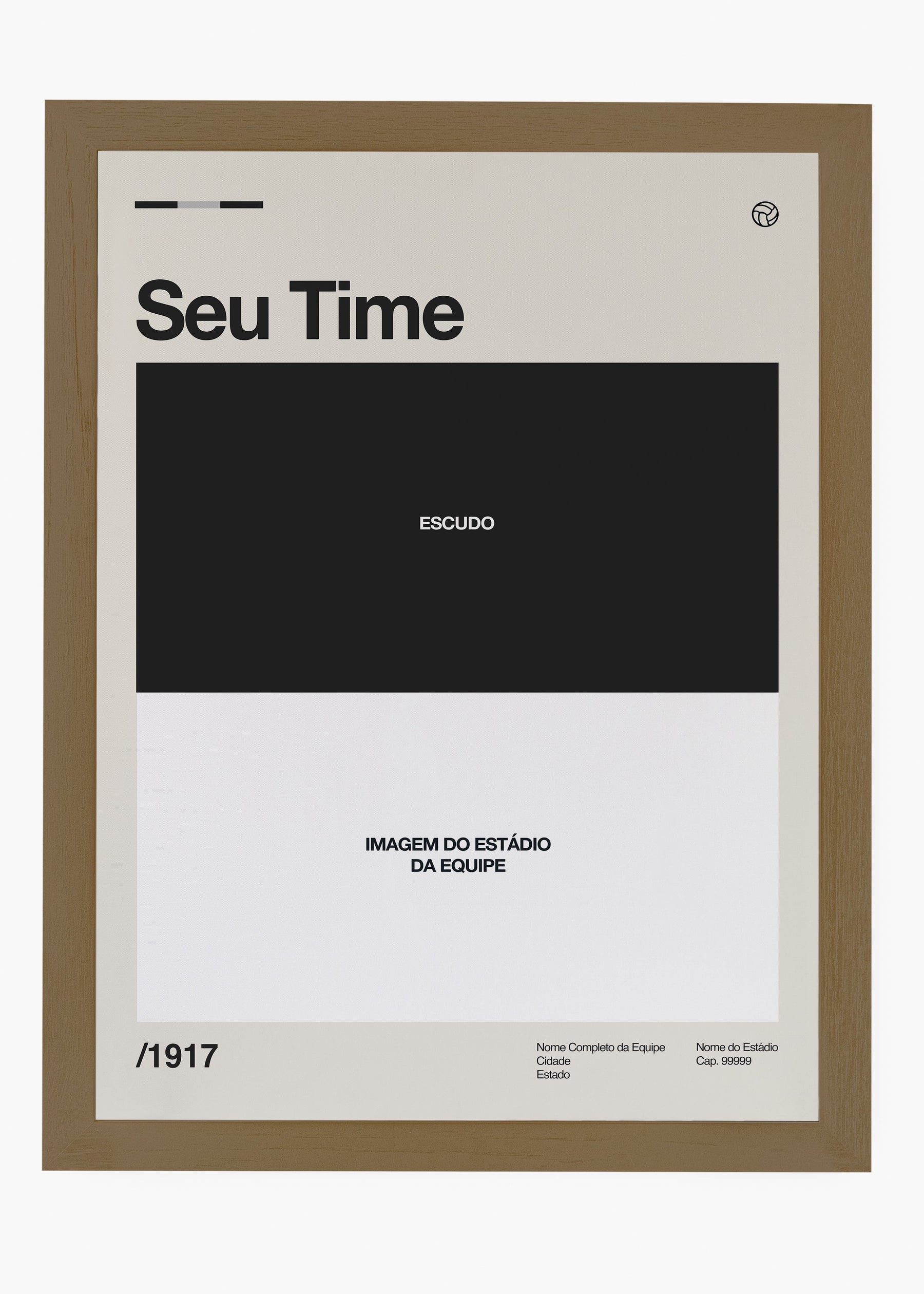 Quadro Personalizável - Times