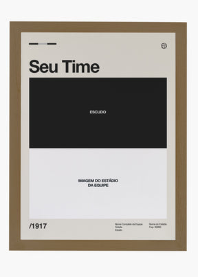 Quadro Personalizável - Times