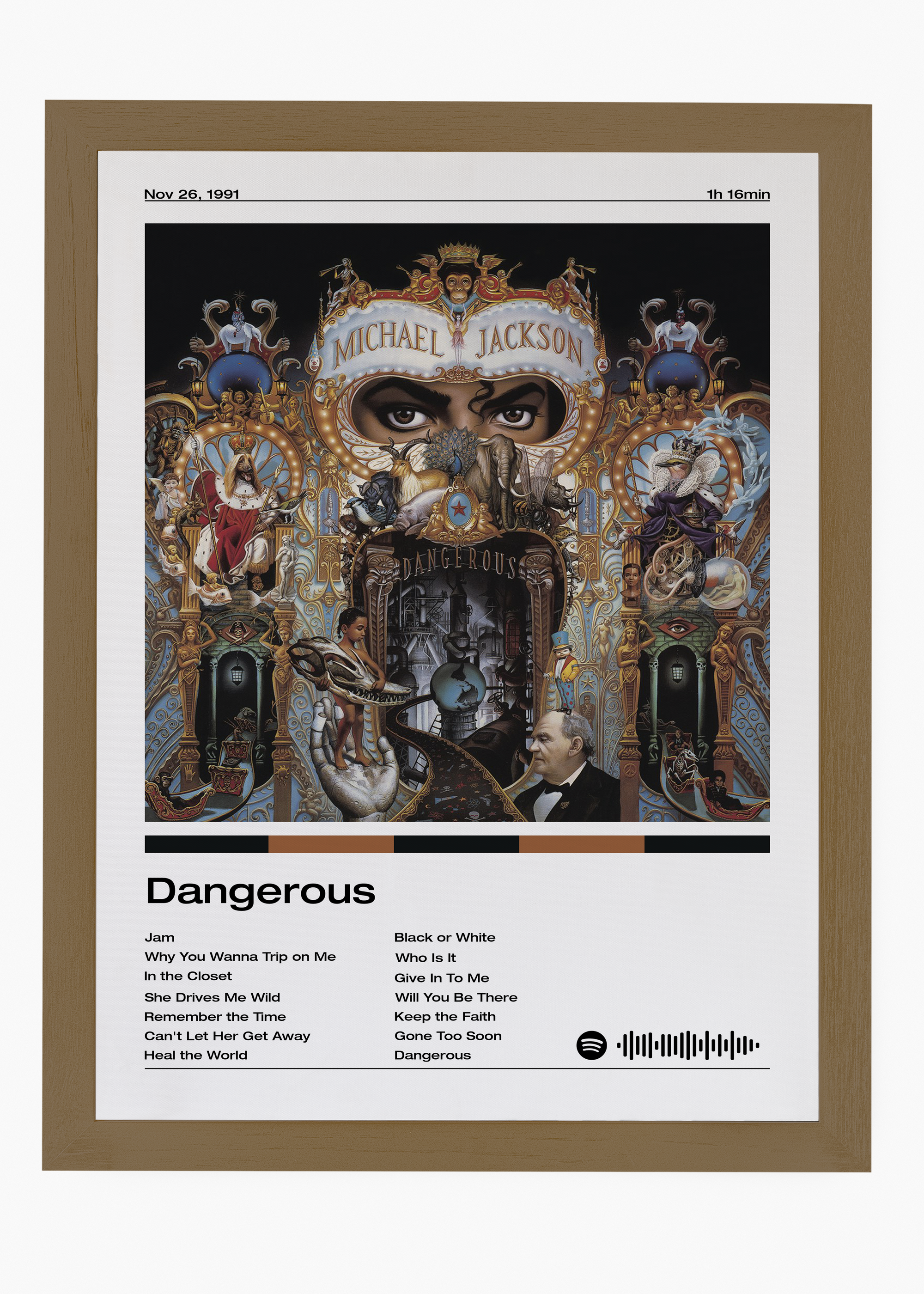 Quadro Michael Jackson Dangerous - 6