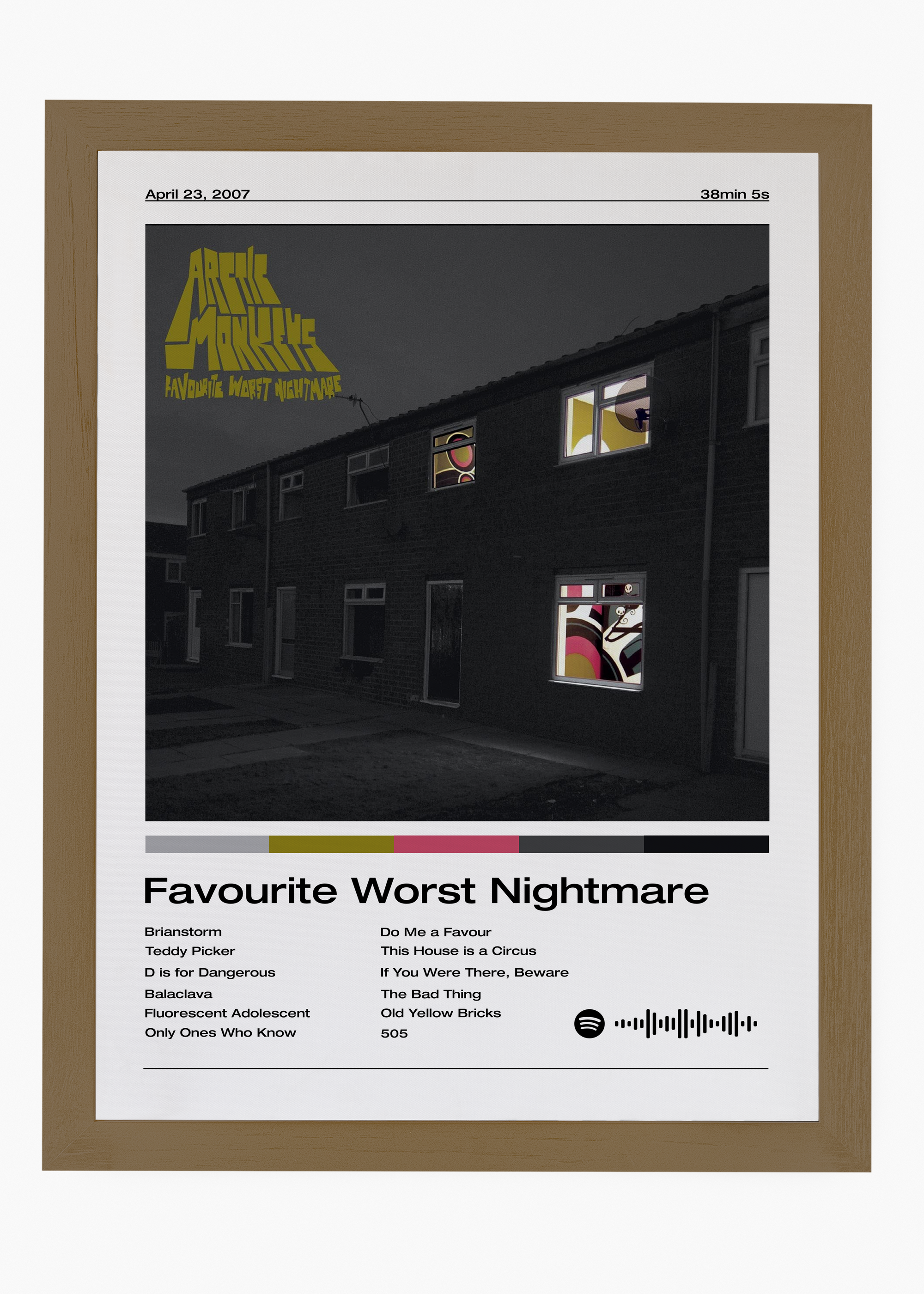 Quadro Arctic Monkeys Favourite Worst Nightmare - 6